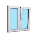 VENTANA PVC OSCILOBATIENTE BLANCA 120X120CM  - 4