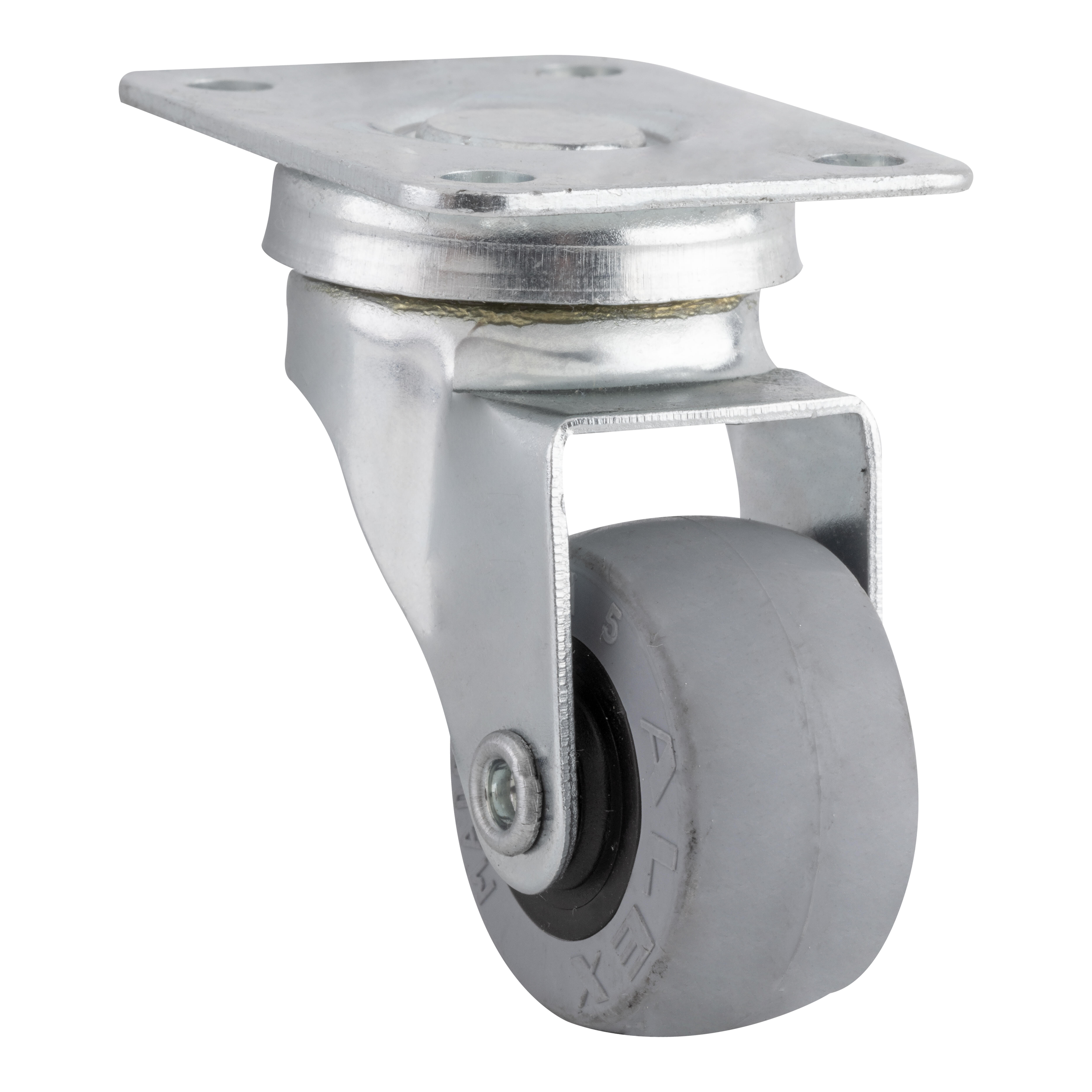 RUEDA CARRETILLA 30MM GOMA. HASTA 15KG. LLANTA ACERO - 2