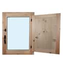 VENTANA DE MADERA CON POSTIGO 80X60CM - 2