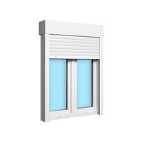 VENTANA PVC OSCILOBATIENTE CON PERSIANA BLANCA 100X138CM - 3
