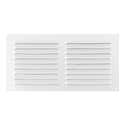 REJILLA DE VENTILACION CON MOSQUITERA SOBREPONER ALUMINIO BLANCO 15 X 30 CM ESPESOR 0.8  MM - 2