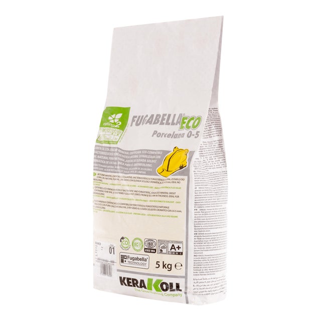 CEMENTO JUNTA FINA FUGABELLA KERAKOLL 5KG BLANCO