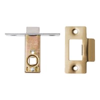 PICAPORTE TUBULAR 35  MM. CANTO RECTO  LATON  - 2