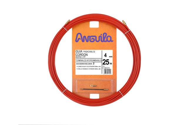 GUIA PASACABLE CORDÓN ACERO ANGUILA 15M