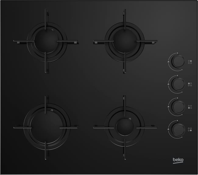 PLACA CRISTAL GAS 4 FUEGOS BEKO HIGN 64120 SB  - 1