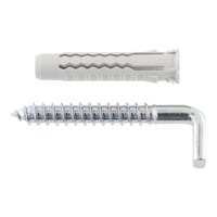 CONJUNTO FIJACION  CALENTADORES CON ESCARPIA 12 X 60 MM. 2 UDS - 3