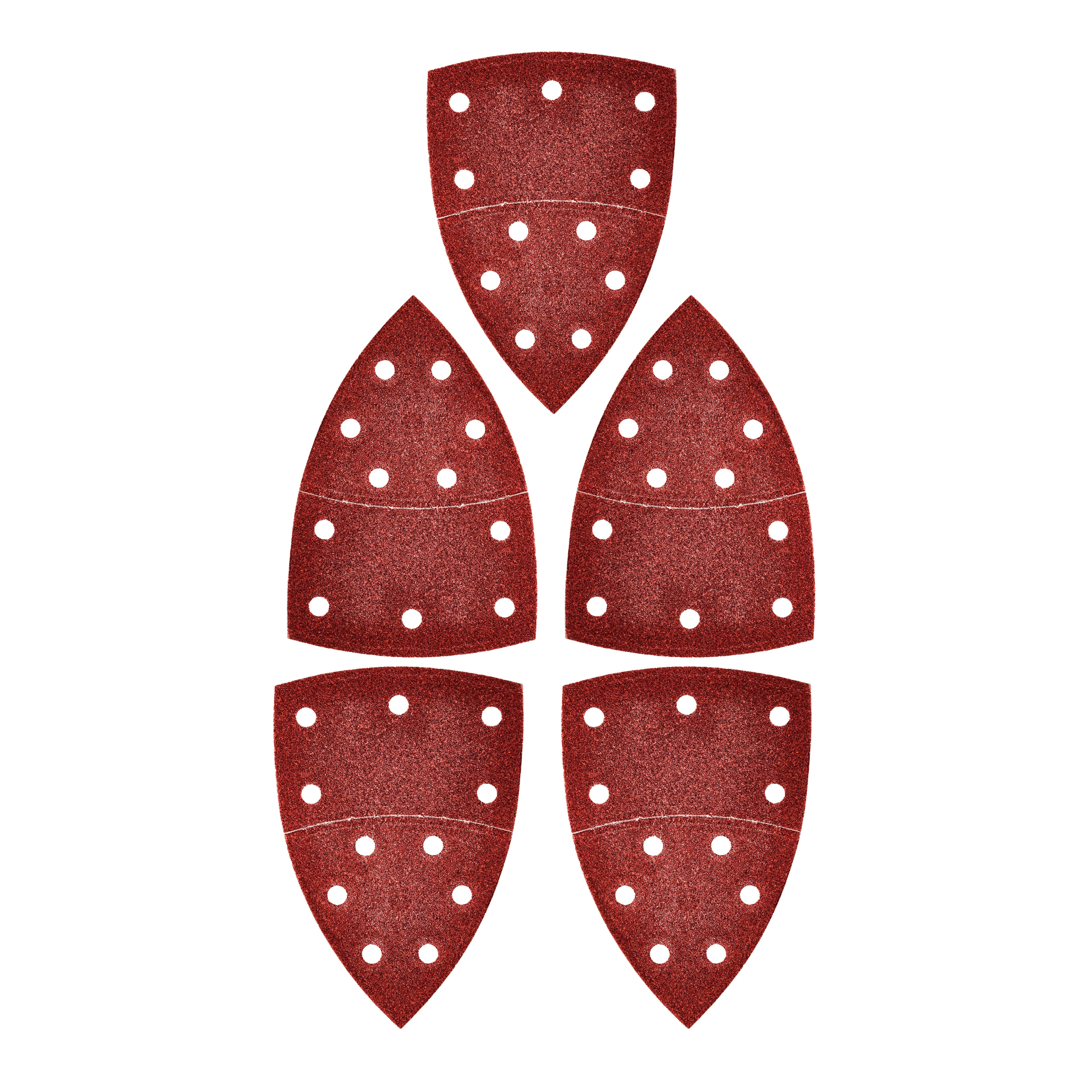 5 LIJAS DELTA 102X152MM VELCRO GRANO 180 - 2