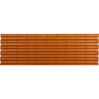 PANEL SÁNDWICH IMITACIÓN TEJA COPPO ROJO/BLANCO 4 CM 5,6X1 M - 4