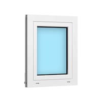VENTANA ALUMINIO OSCILOBATIENTE BLANCA 50X60CM - 3