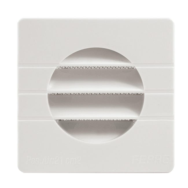 REJILLA DE VENTILACION EMPOTRABLE PLASTICO 12.5 X 12.5 CM - 1