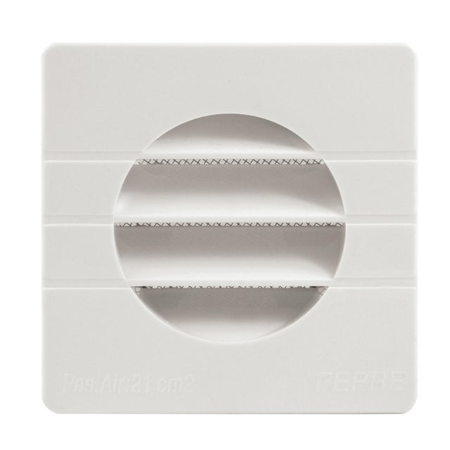 REJILLA DE VENTILACION EMPOTRABLE PLASTICO 12.5 X 12.5 CM