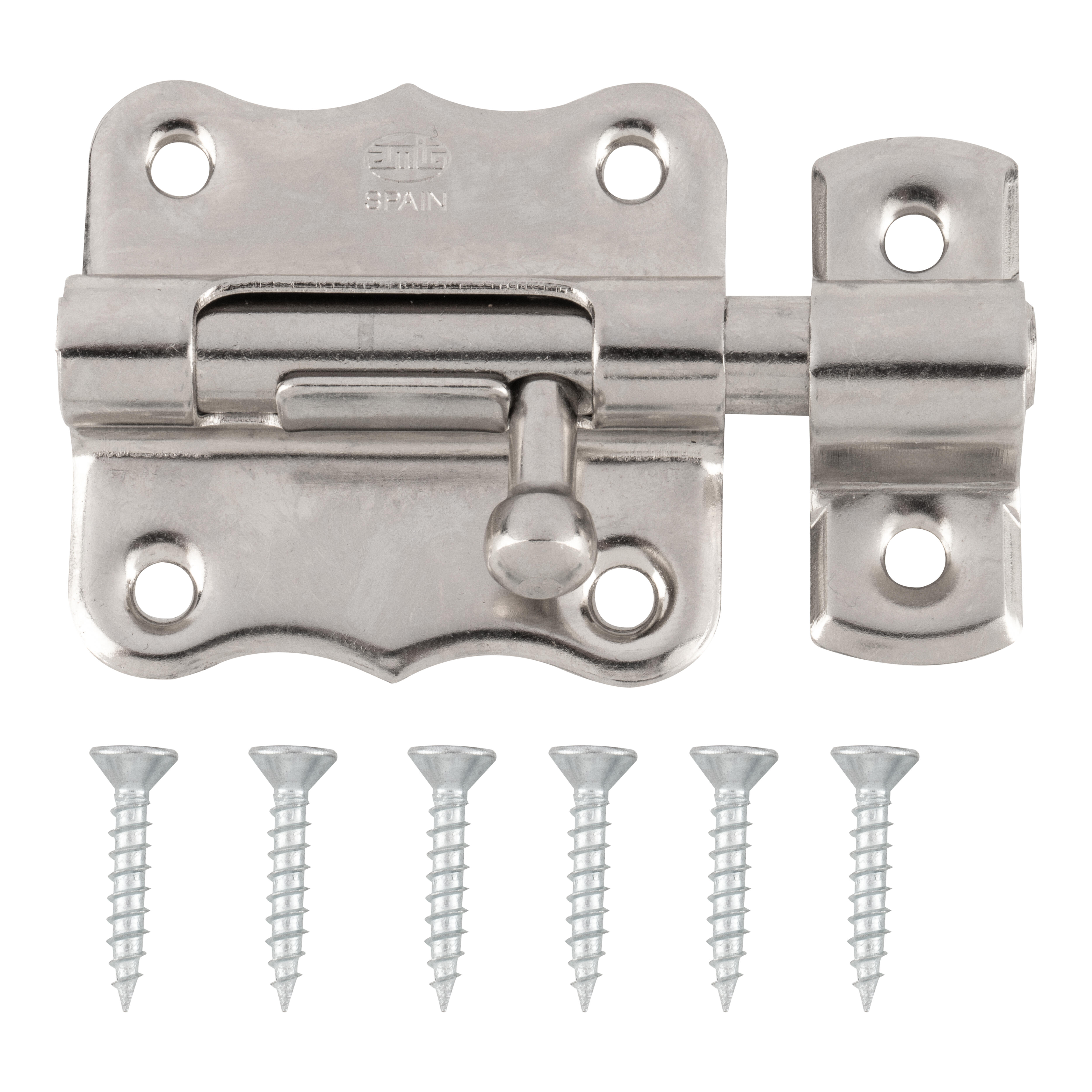 PESTILLO 50  MM. NIQUELADO MOD 384 AMIG - 2