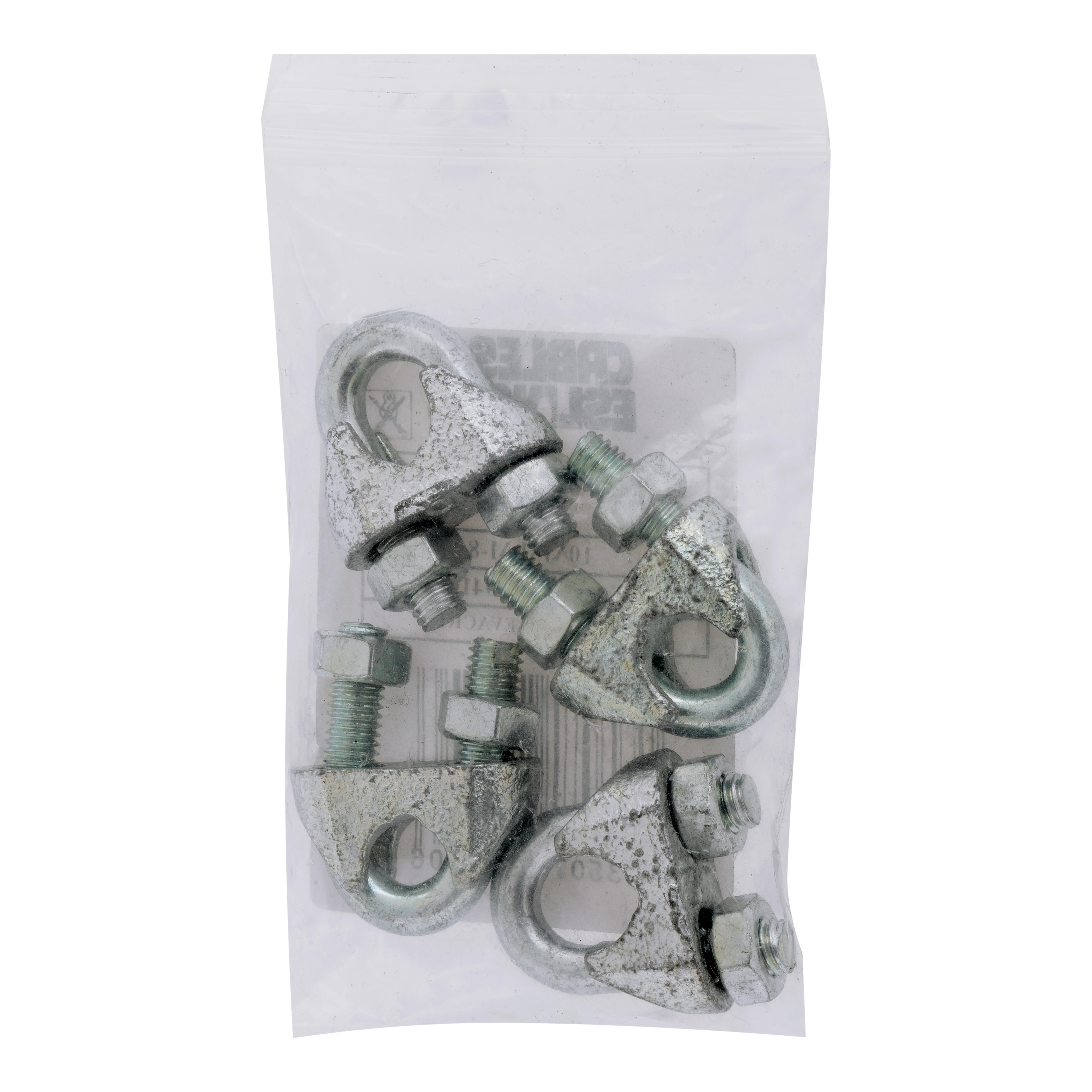 SUJETACABLE ESTRIBO DIN 741 GALVANIZADO 10 MM. 4 UDS - 2