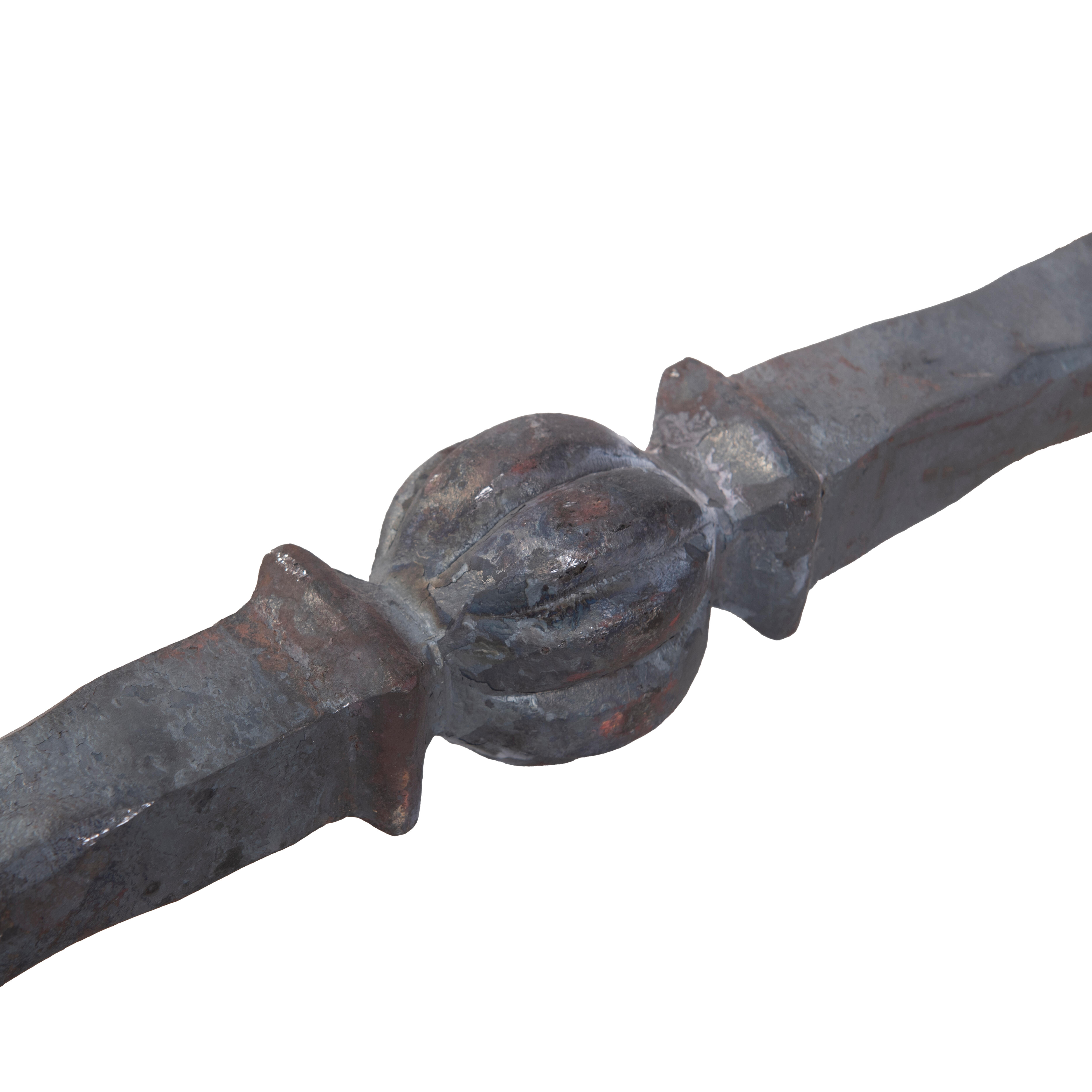 BARRA DE HIERRO FORJADO UNA BOLA  30X30MM 1,2M - 5