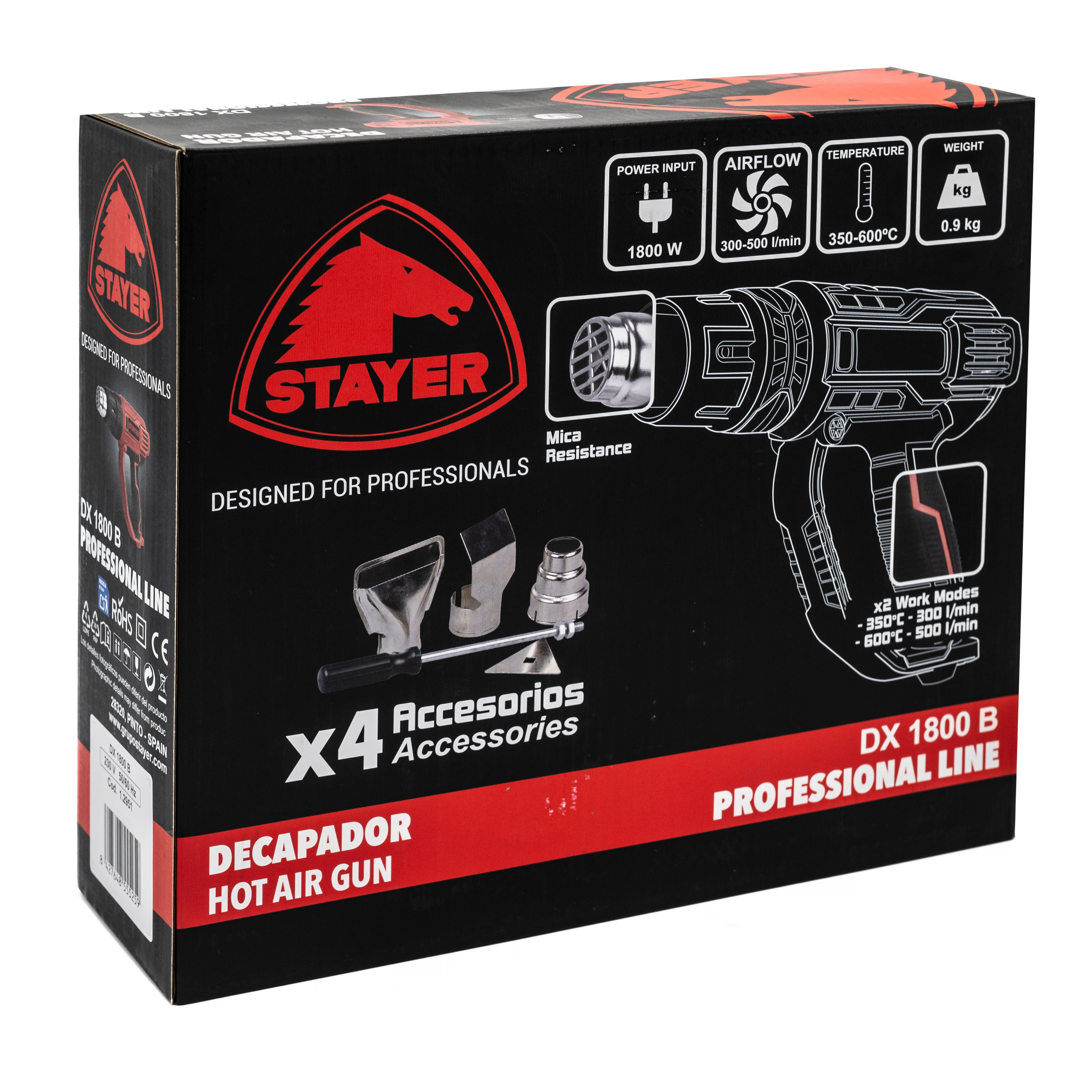 DECAPADOR TERMICO 1800W STAYER - 7