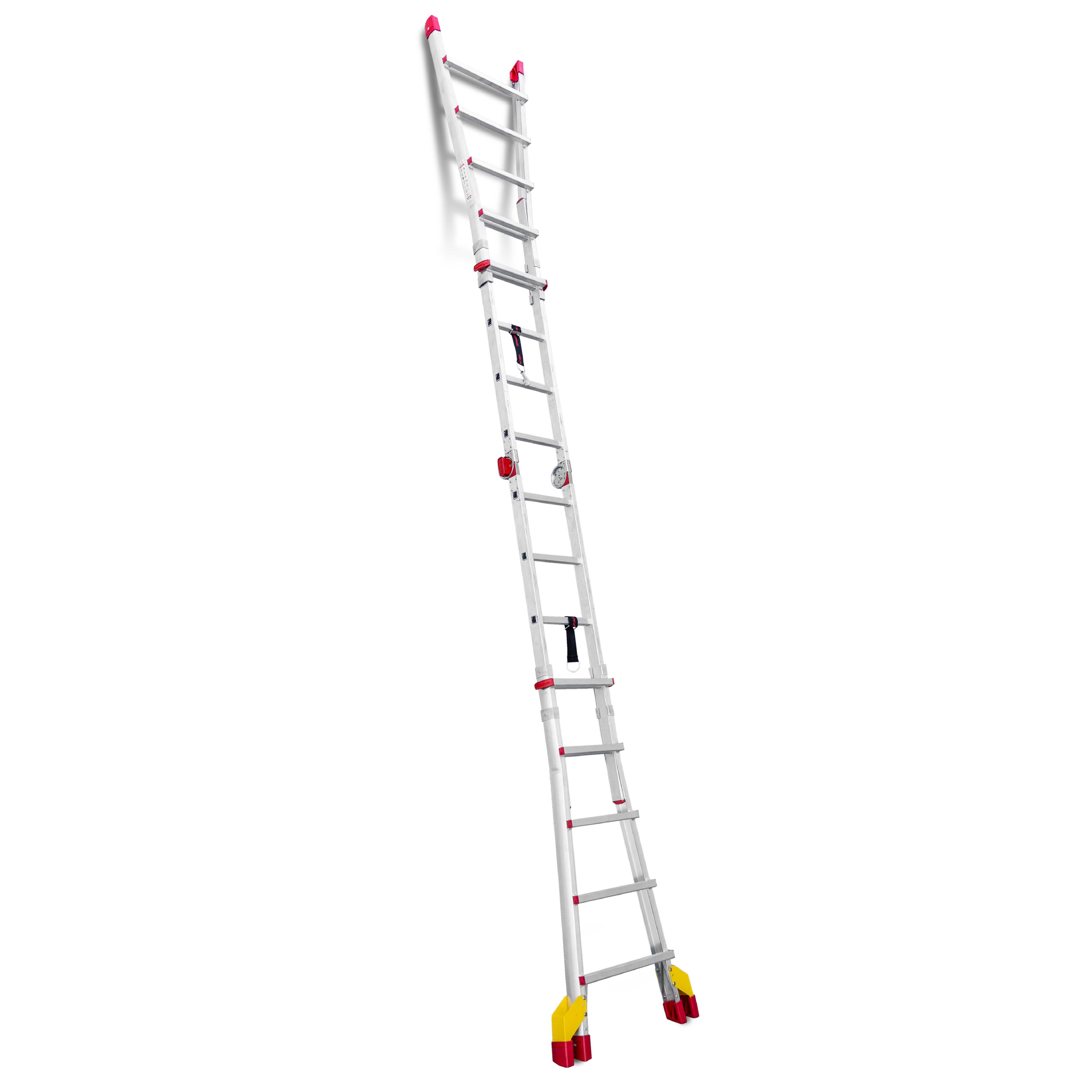 ESCALERA METÁLICA MULTIPOSICIÓN DE ALUMINIO 10+10 PELDAÑOS - 3