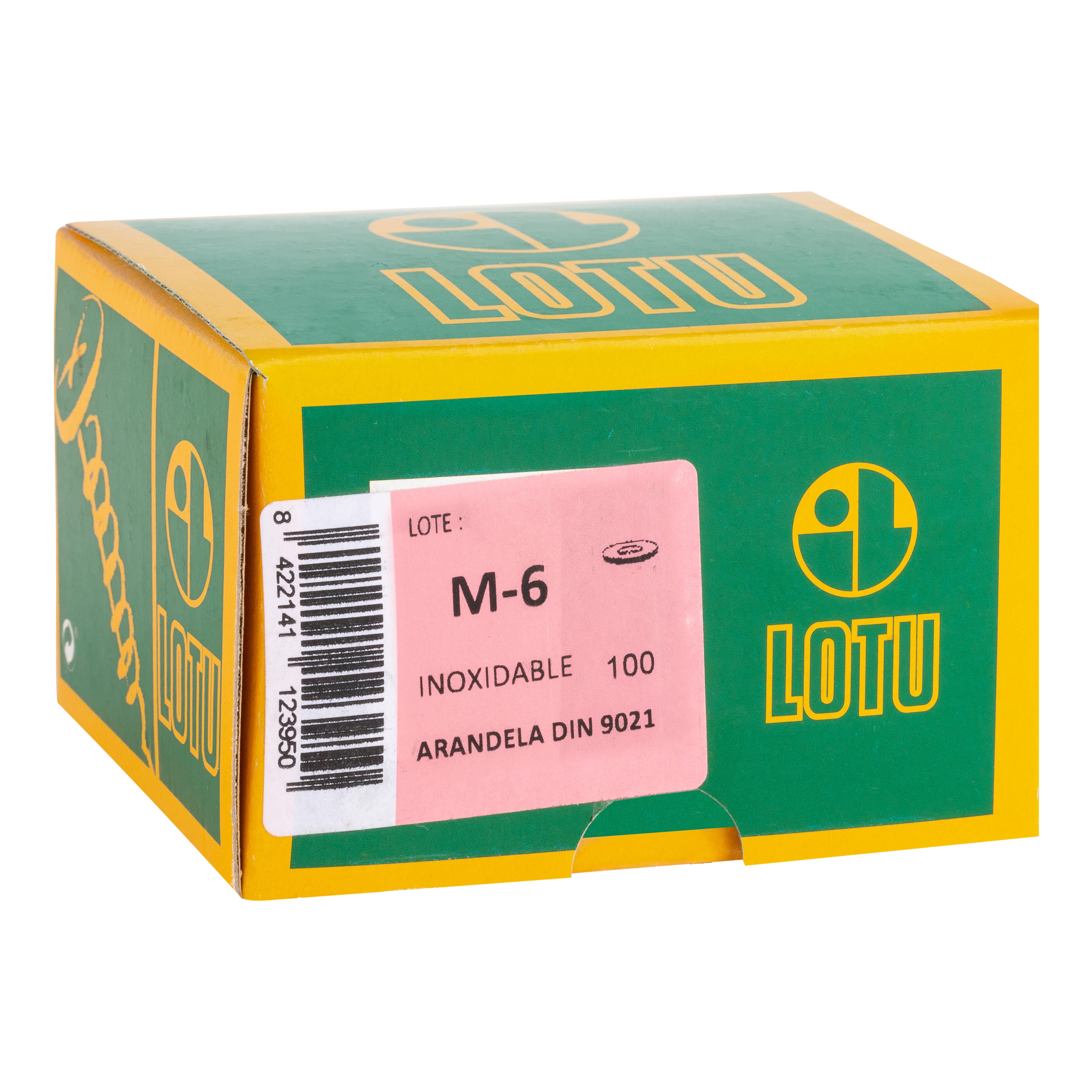 ARANDELA PLANA DIN 9021 6MM. 100UDS - 2
