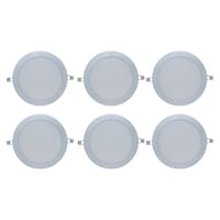 6 DOWNLIGHT LED EMPOTRAR CIRCULAR BLANCO 18W LUZ NEUTRA (6 UDS) - 2