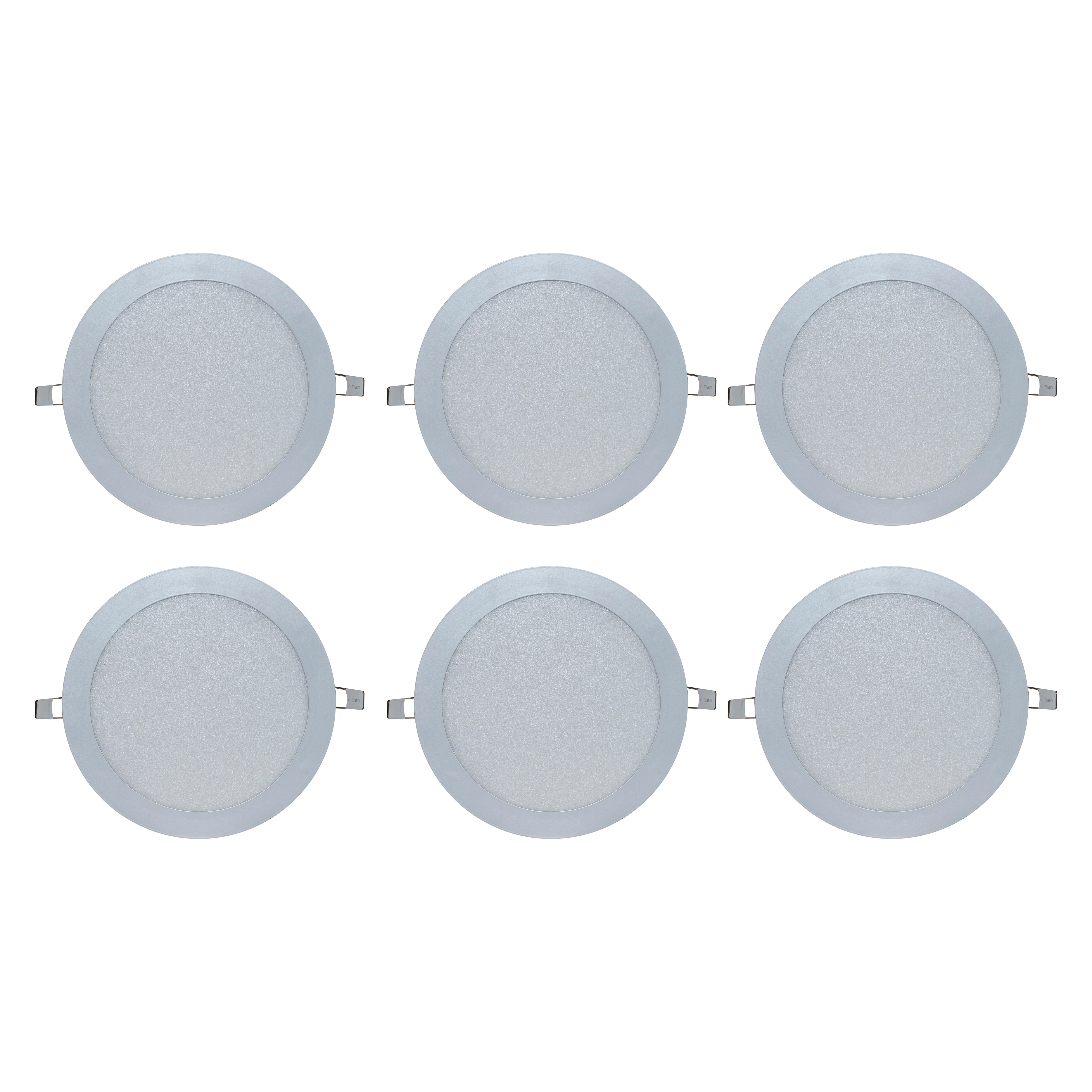 6 DOWNLIGHT LED EMPOTRAR CIRCULAR BLANCO 18W LUZ NEUTRA (6 UDS) - 2