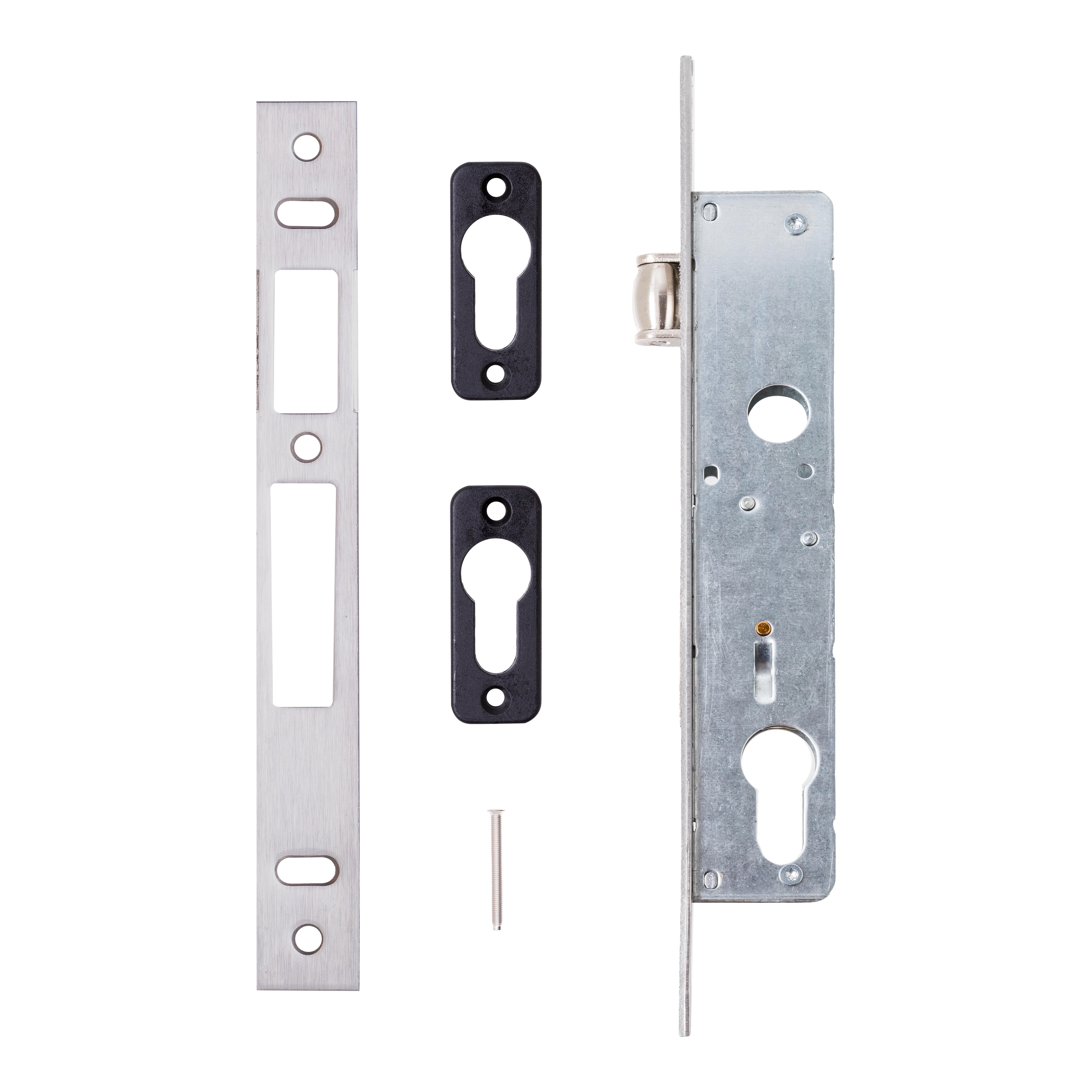 CERRADURA DE EMBUTIR PARA PUERTA DE METAL INTERIOR EN 20MM ACERO INOXIDABLE CON 3 LLAVES TESA - 2