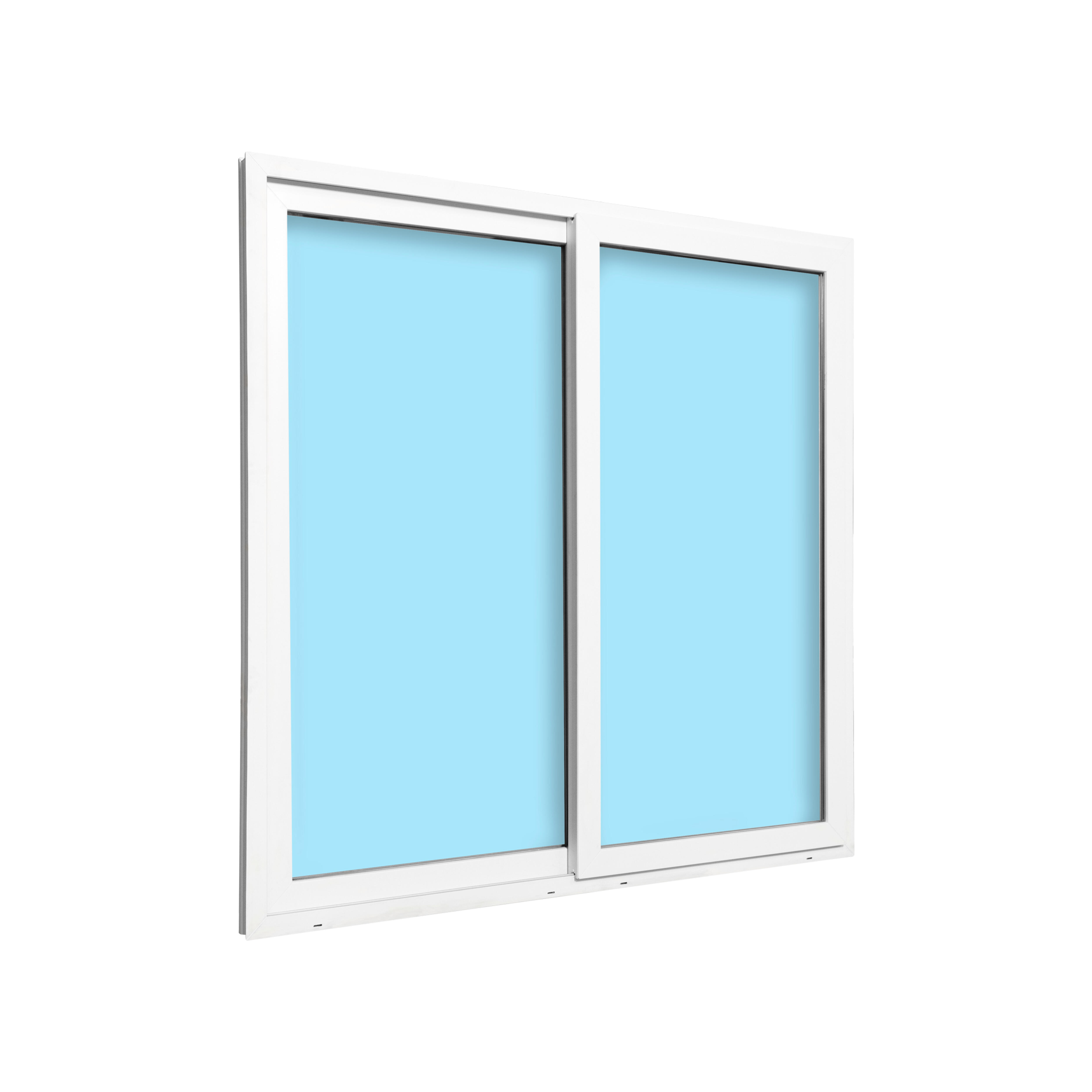 BALCONERA PVC BLANCA CORREDERA 200 X 200 CM - 2