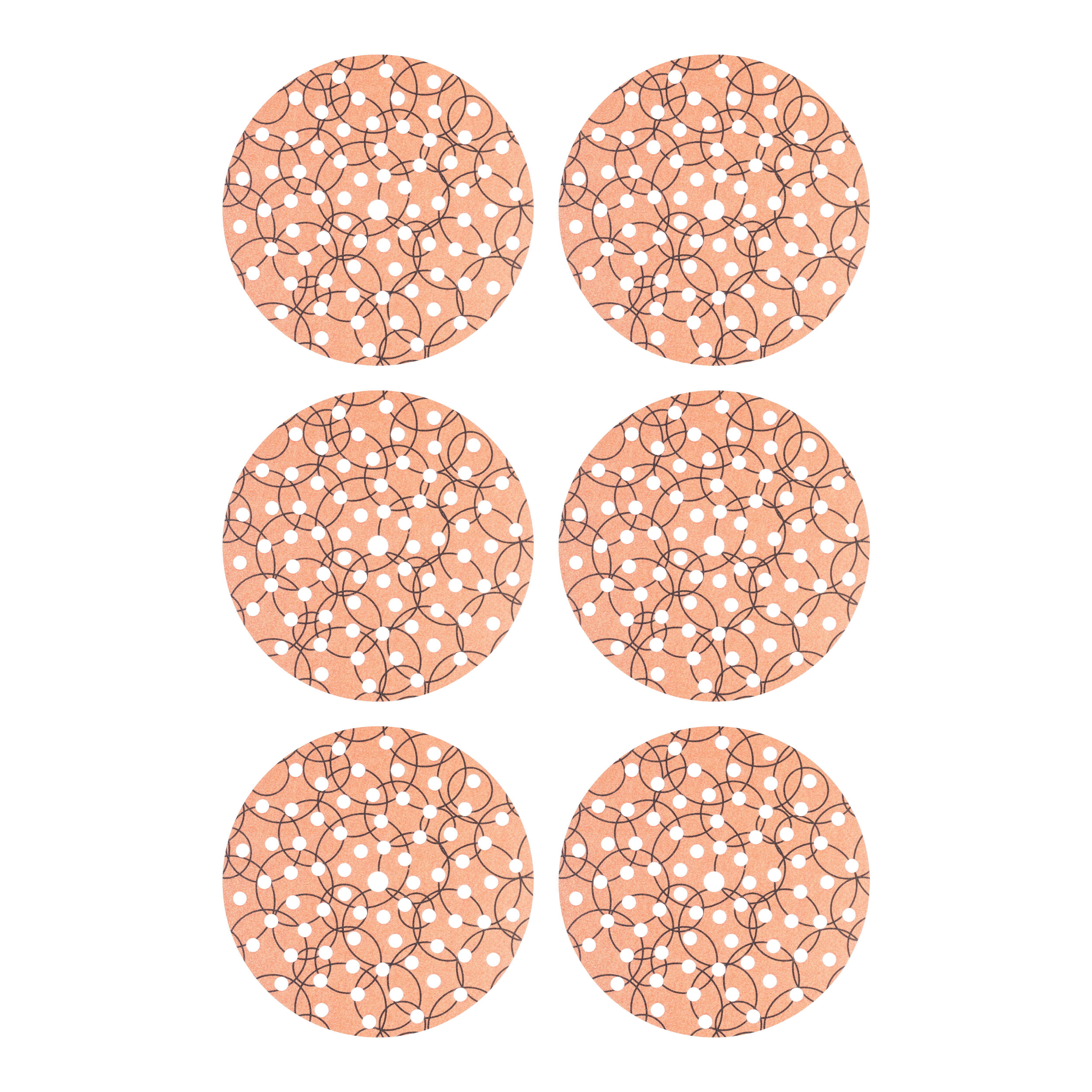 6 DISCOS DE LIJA 180MM MULTIPERFORADOS GRANO 40 - 2