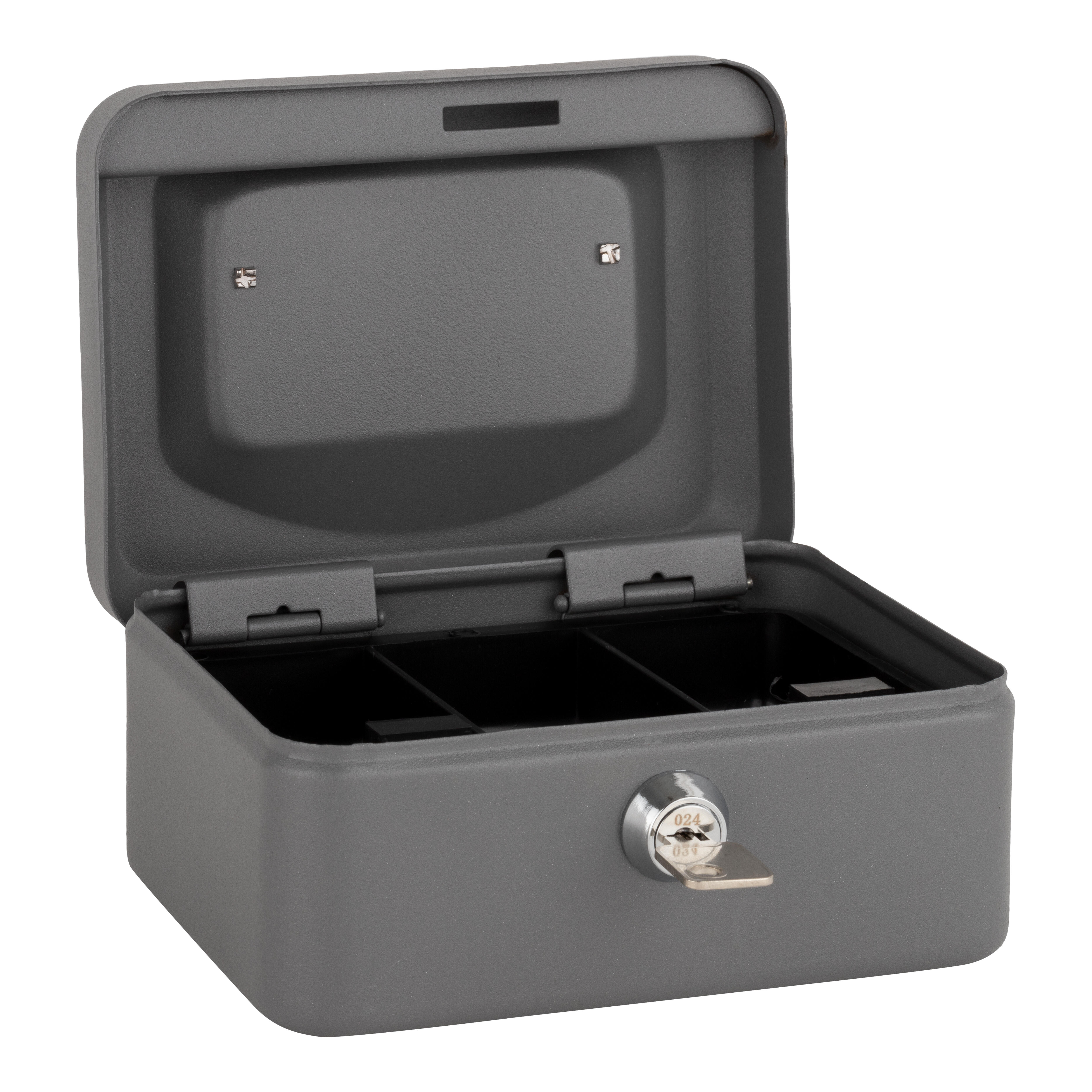 CAJA FUERTE CAUDALES DE APERTURA CON LLAVE DE SOBREMESA DE TAMAÑO PEQUEÑO ARREGUI - 2