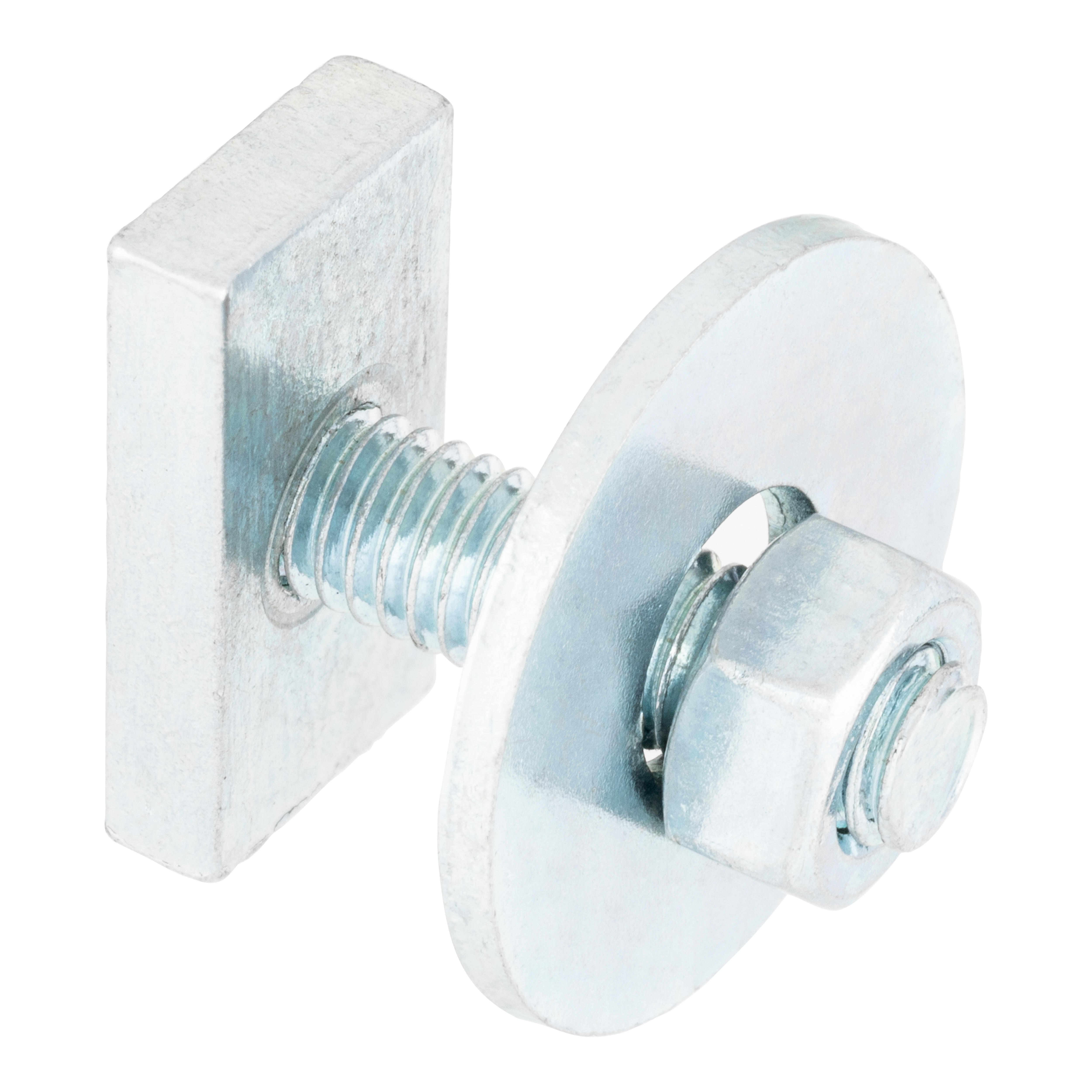 TOPES MÉTRICOS CON TORNILLO PARA GUÍA PERFORADA CINCADOS 6X20MM. 100UDS - 2