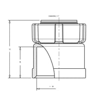 ENLACE TUERCA LOCA INSTALACIONES MIXTAS 1 1/4