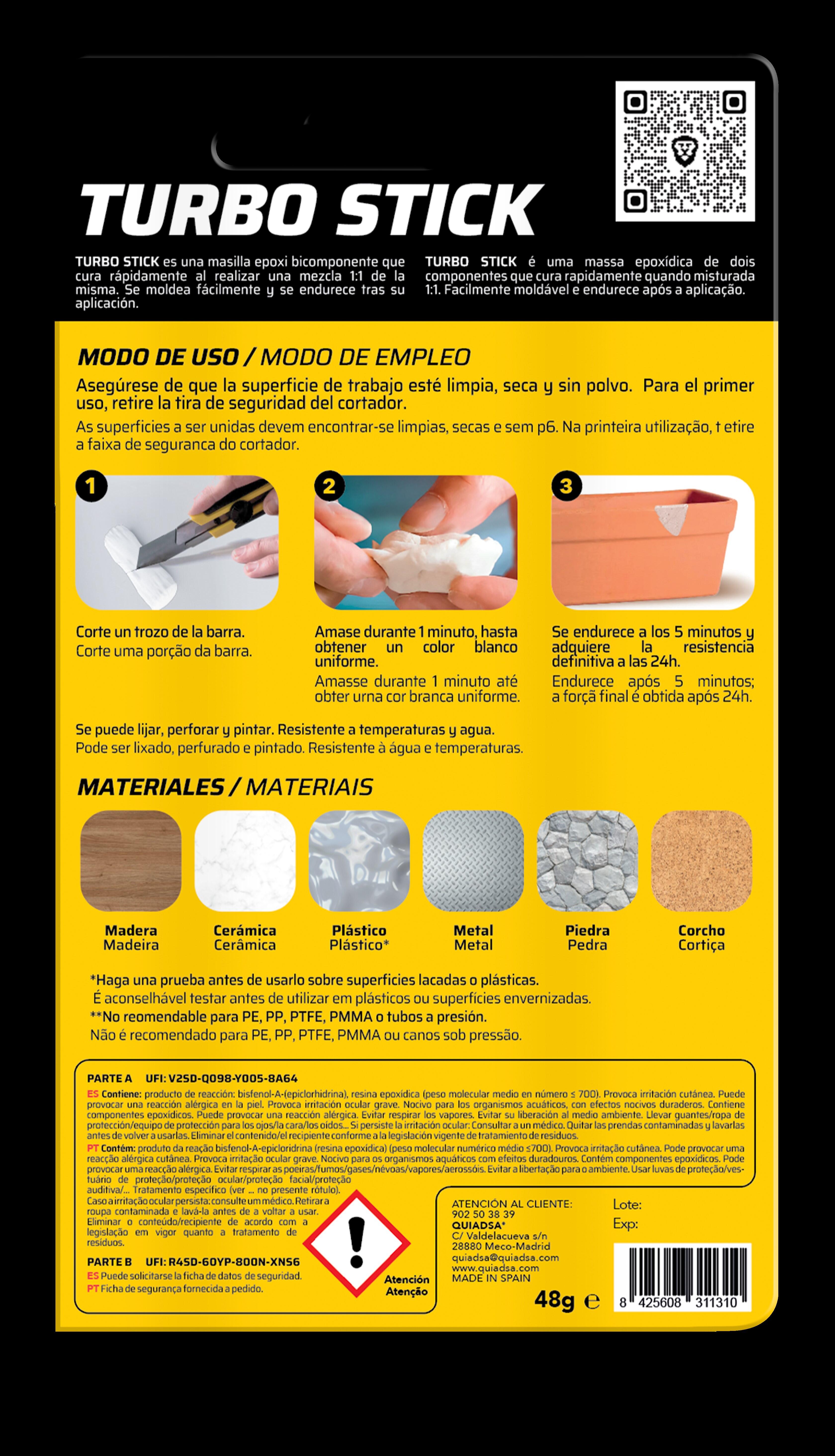 MASILLA  ARREGLA TODO TURBO STICK 48GR - 2