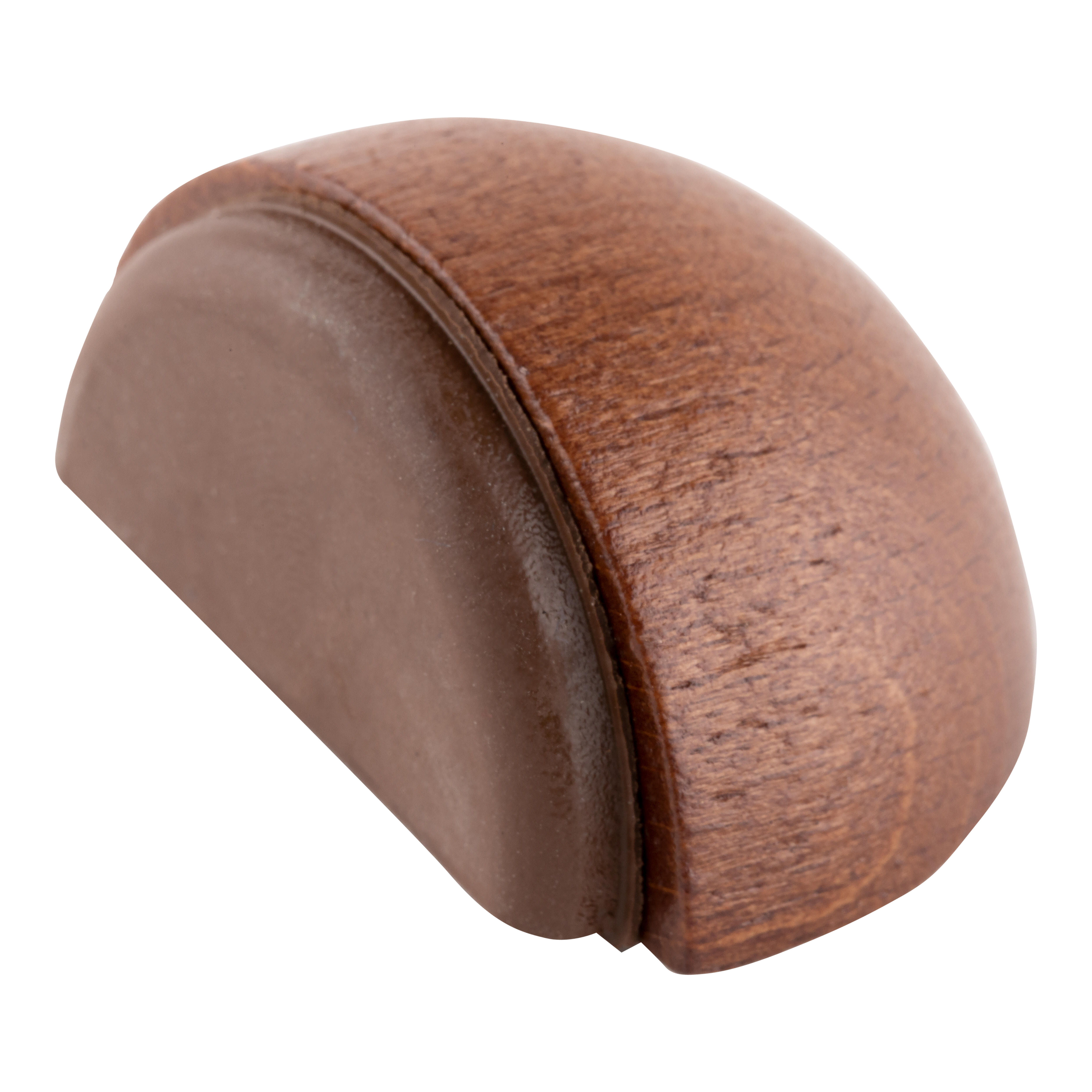 TOPE DE MADERA PARA PUERTA ADHESIVO CON JUNTA DE SILICONA 2039 INOFIX SAPELLY. 6 UDS - 2