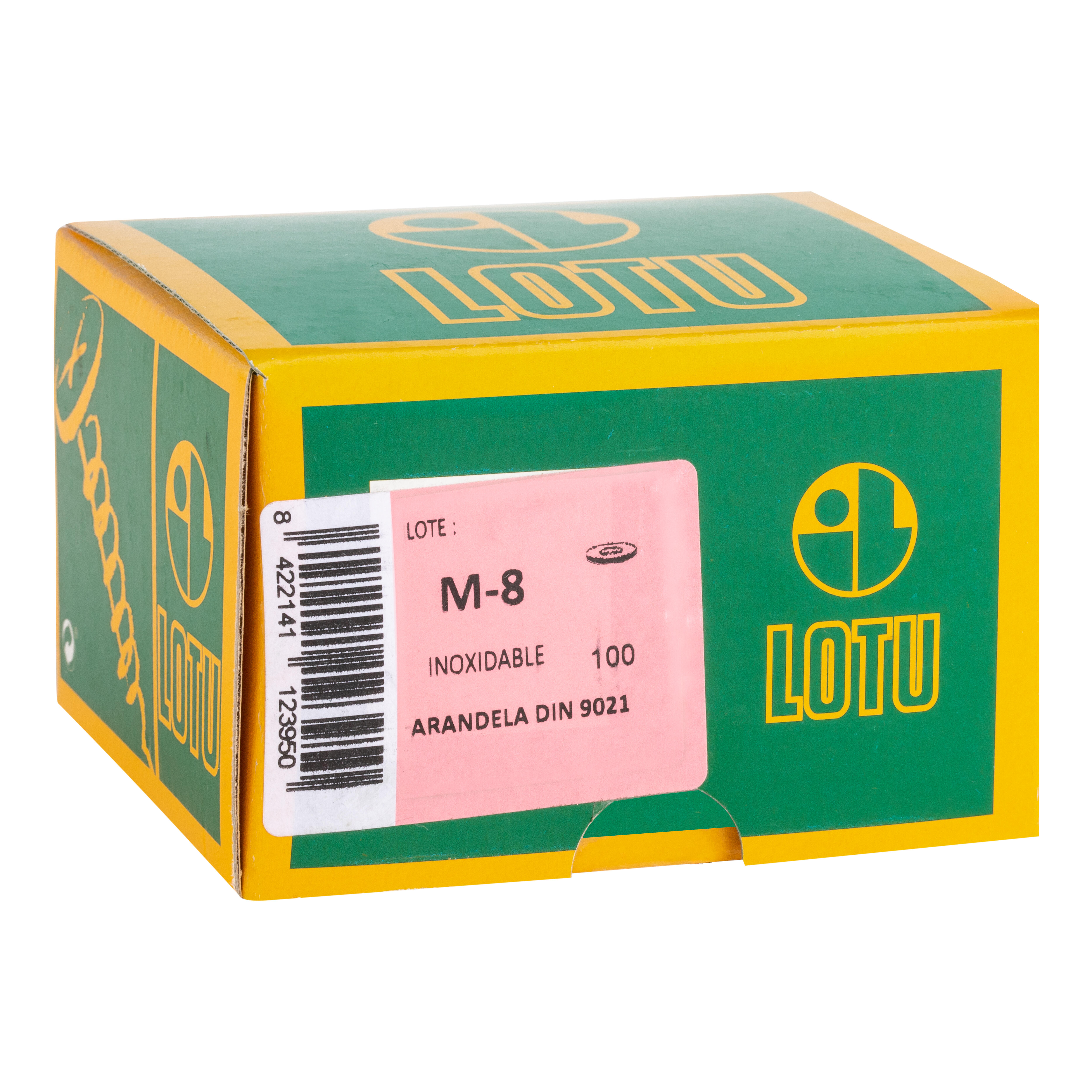 ARANDELA PLANA DIN 9021 8MM. 100UDS - 2