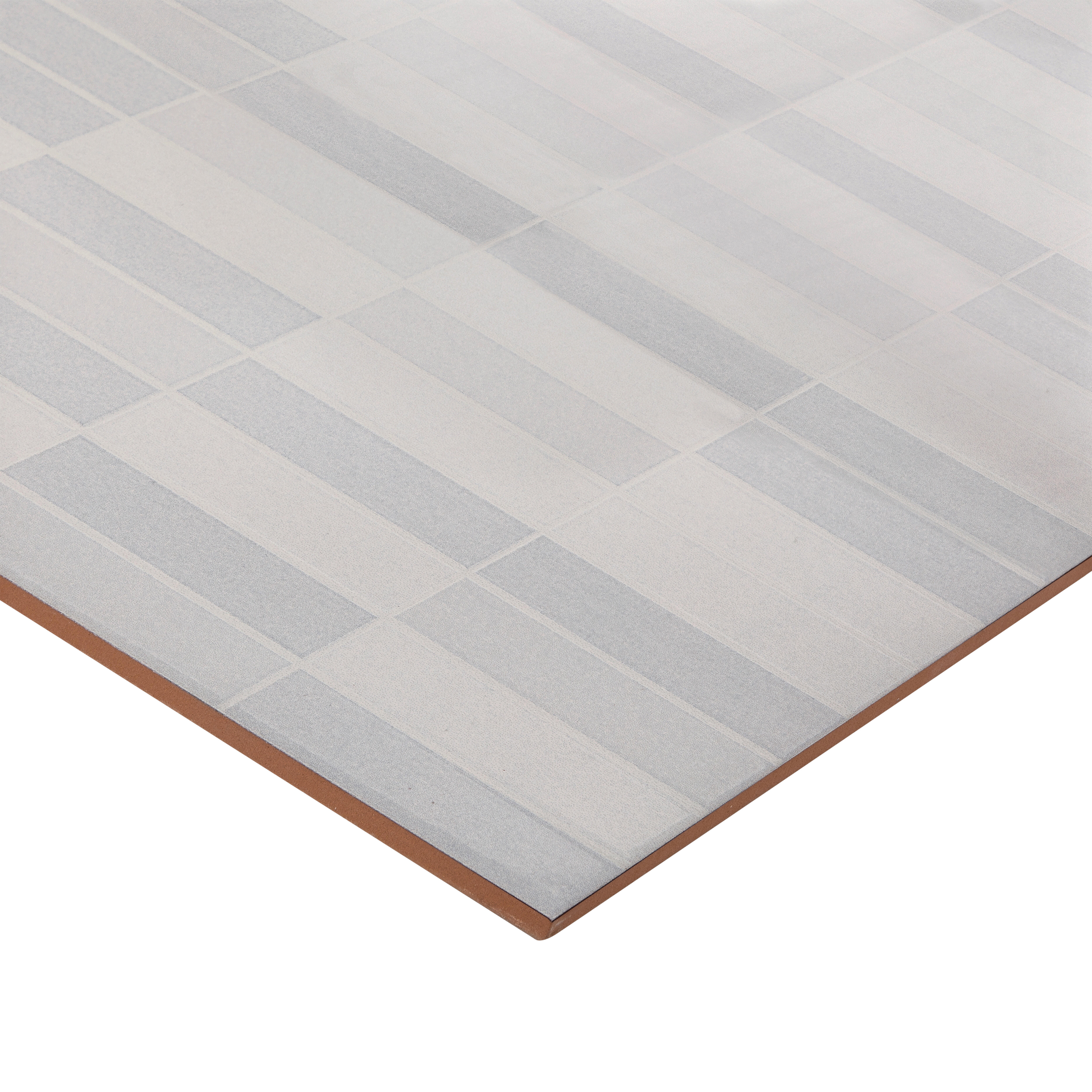 AZULEJO PASTA ROJA 20X50 CM. MOSAICO MIX BLANCO - 2