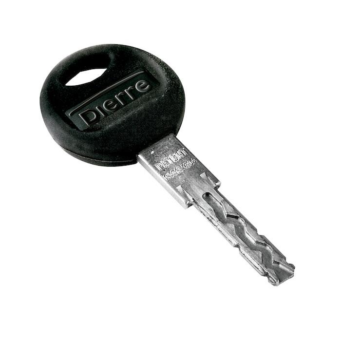 CILINDRO ALTA SEGURIDAD ANTIROTURA Y ANTIBUMPING 30 X 50  MM.  NIQUEL NEWPOWER DIERRE - 2