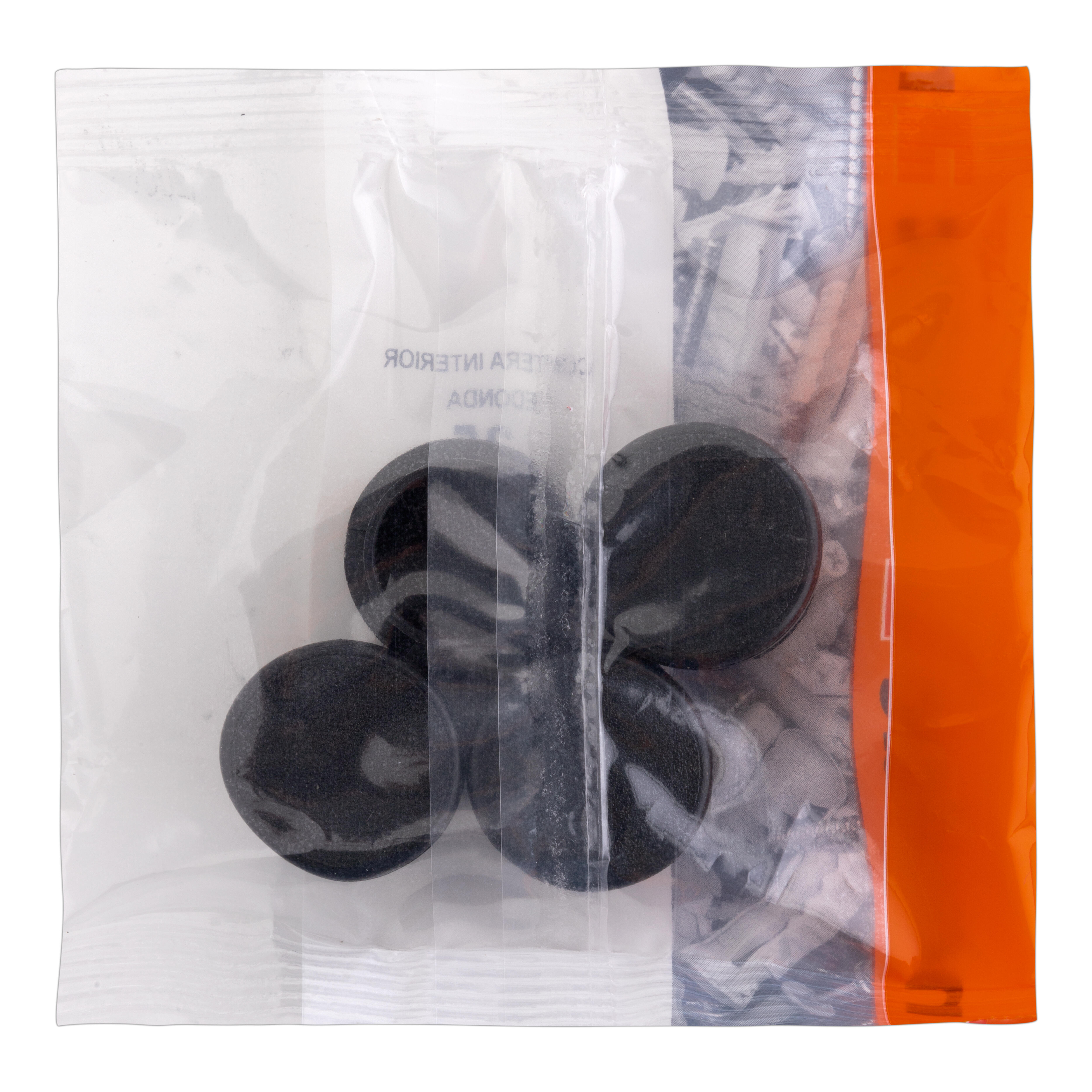 CONTERA INTERIOR PLASTICO 35MM NEGRA 4 UDS - 2