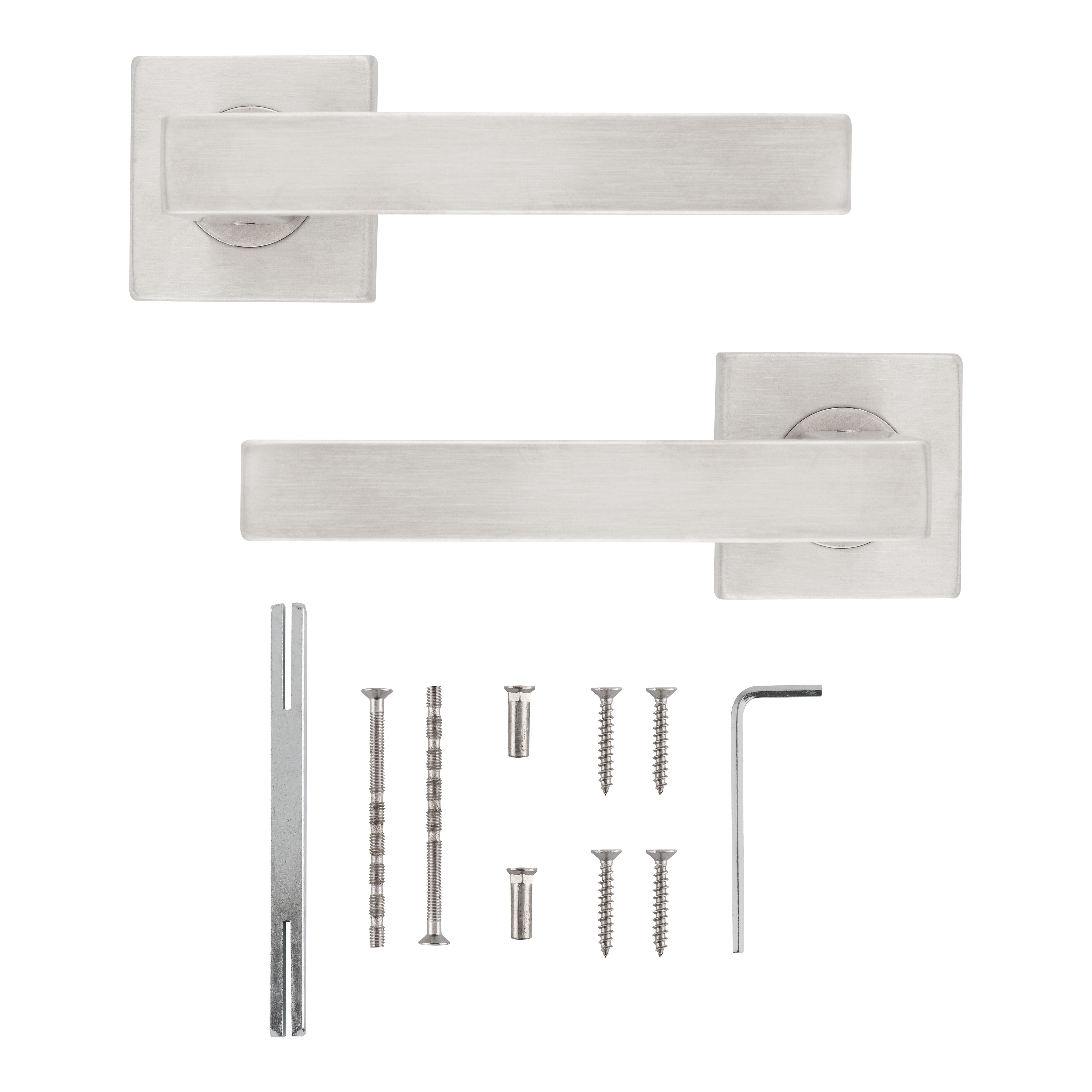 JUEGO DE MANILLA ROSETAS ACERO INOXIDABLE 10   15 - 3