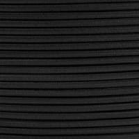 CUERDA POLIESTER ELÁSTICA TRENZADA CON ALMA 4MM.  1M NEGRO ROMBULL - 2
