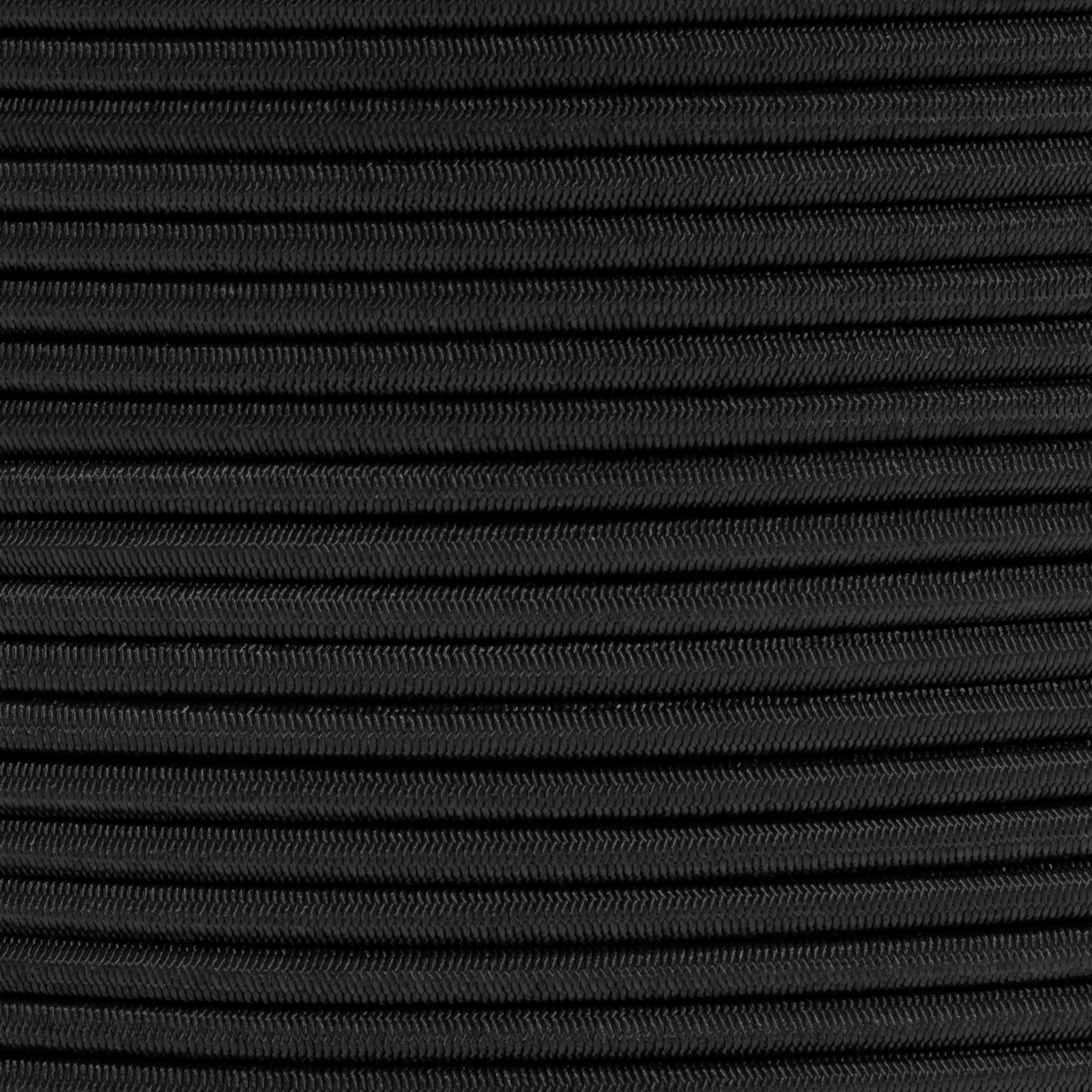 CUERDA POLIESTER ELÁSTICA TRENZADA CON ALMA 4MM.  1M NEGRO ROMBULL - 2