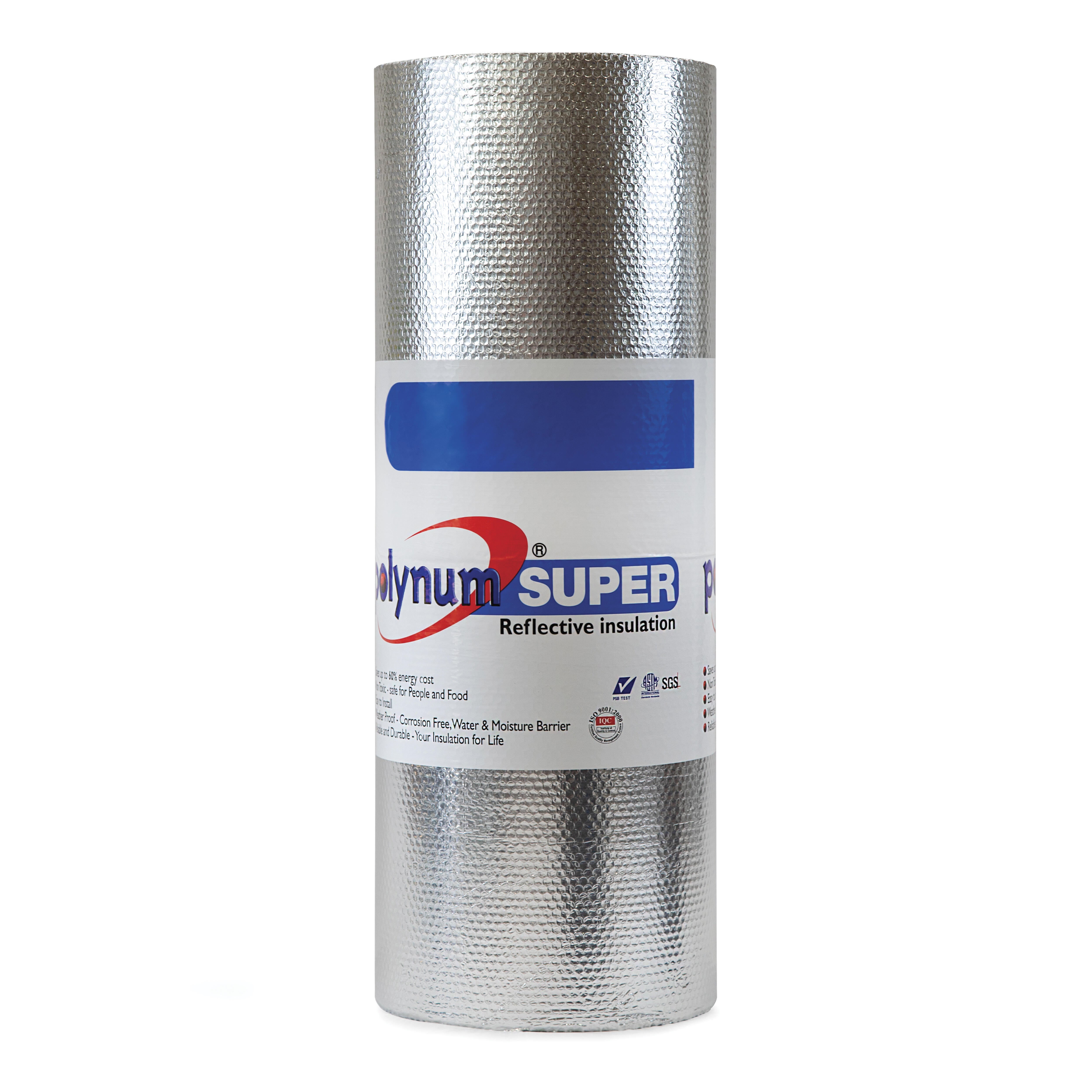 AISLAMIENTO TÉRMICO REFLEXIVO POLYNUM SUPER 40X1.2M 4MM - 2