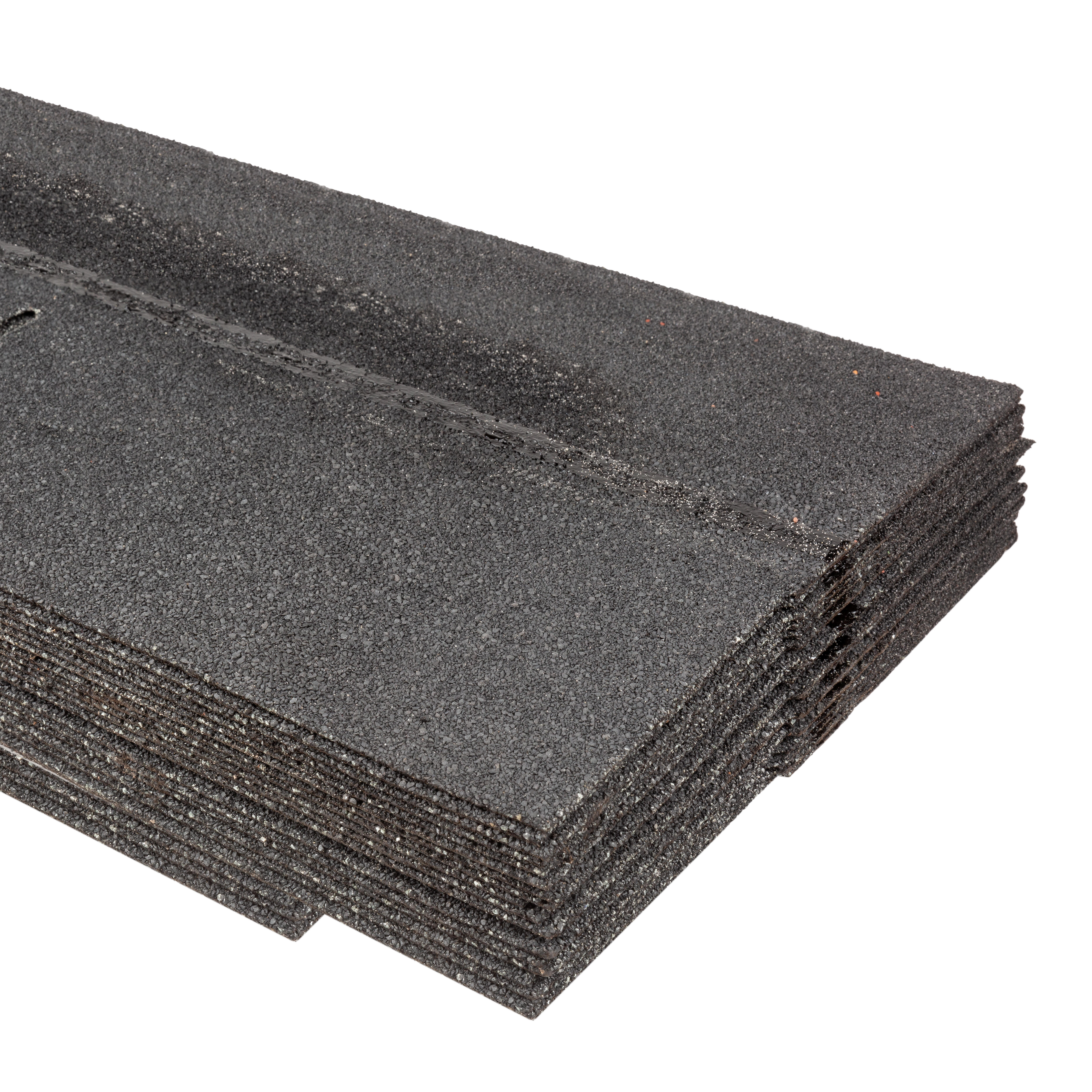 TÉGOLA ASFÁLTICA CORTE RECTO NEGRO 3 M2 - 3