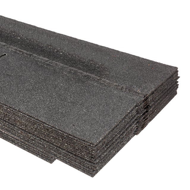 TÉGOLA ASFÁLTICA CORTE RECTO 3 M2 NEGRO