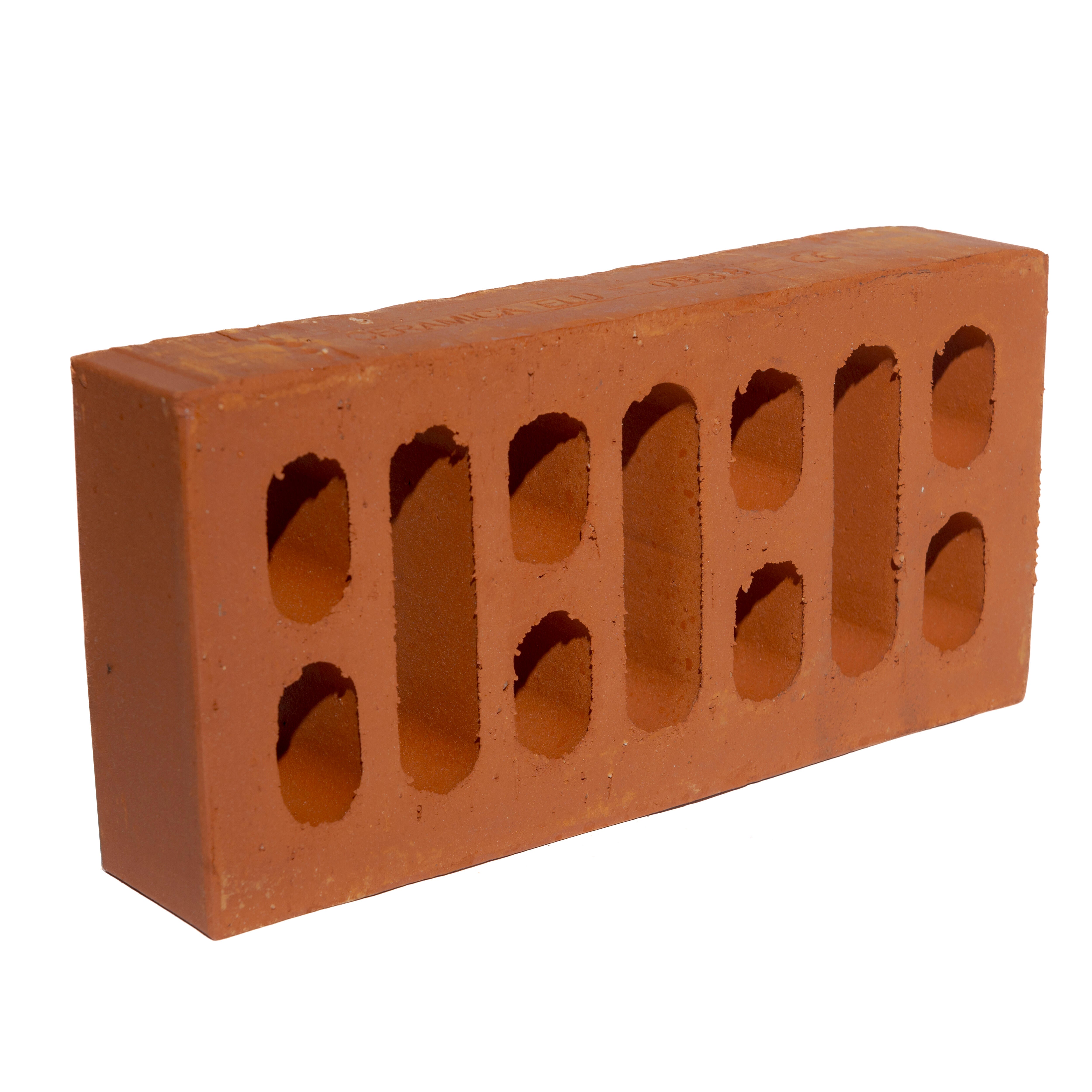 LADRILLO CARA VISTA HIDRÓFUGO ROJO 24X11,4X4,8 CM - 2