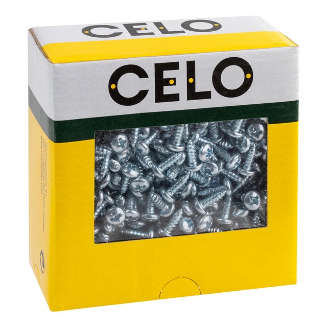 TORNILLOS ROSCA PARA METAL CINCADOS 3,5X9,5MM. 1000UDS