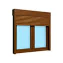 VENTANA PVC OSCILOBATIENTE CON PERSIANA ROBLE 140X138CM - 3