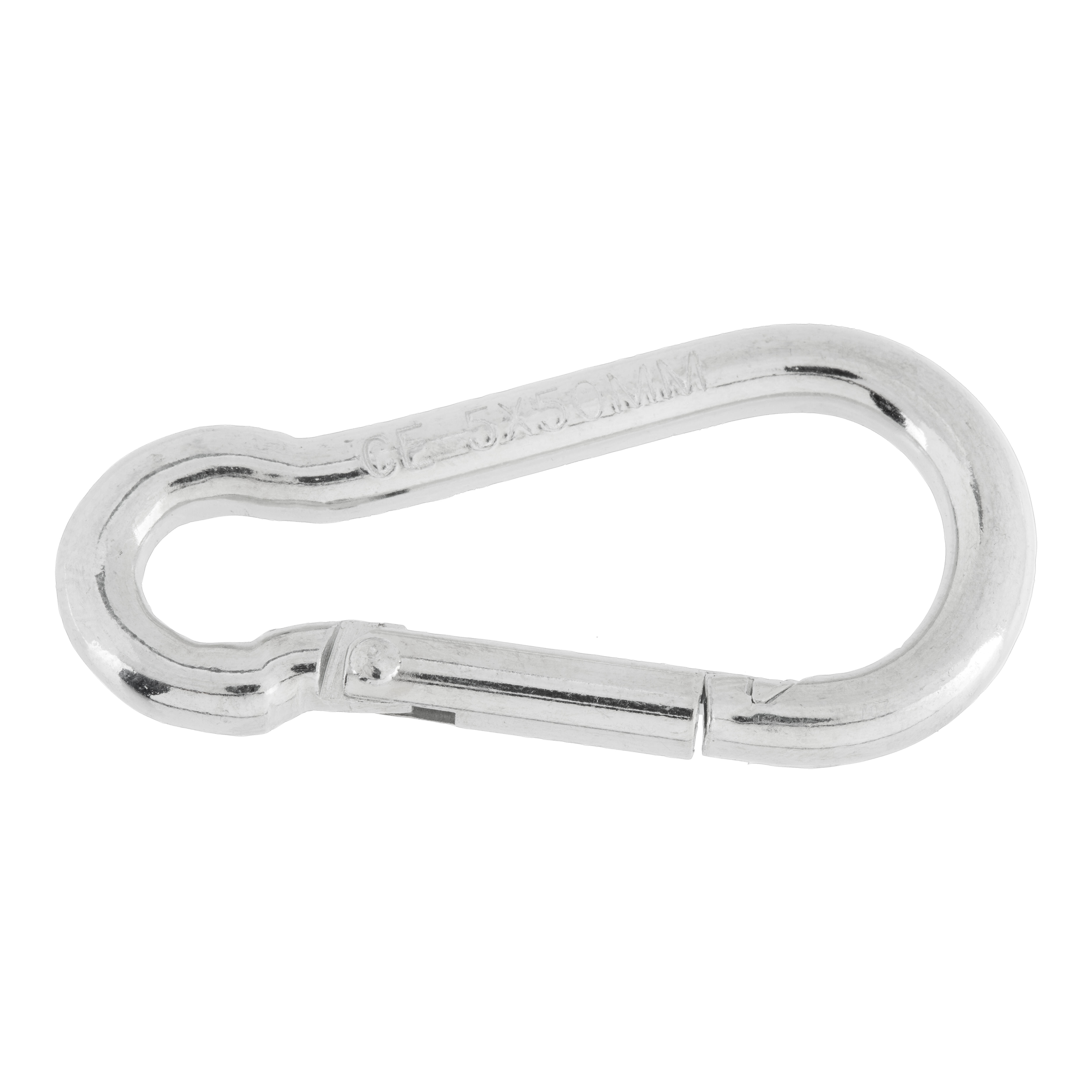 MOSQUETON  BOMBERO GALVANIZADO 5 MM. 4 UDS - 2