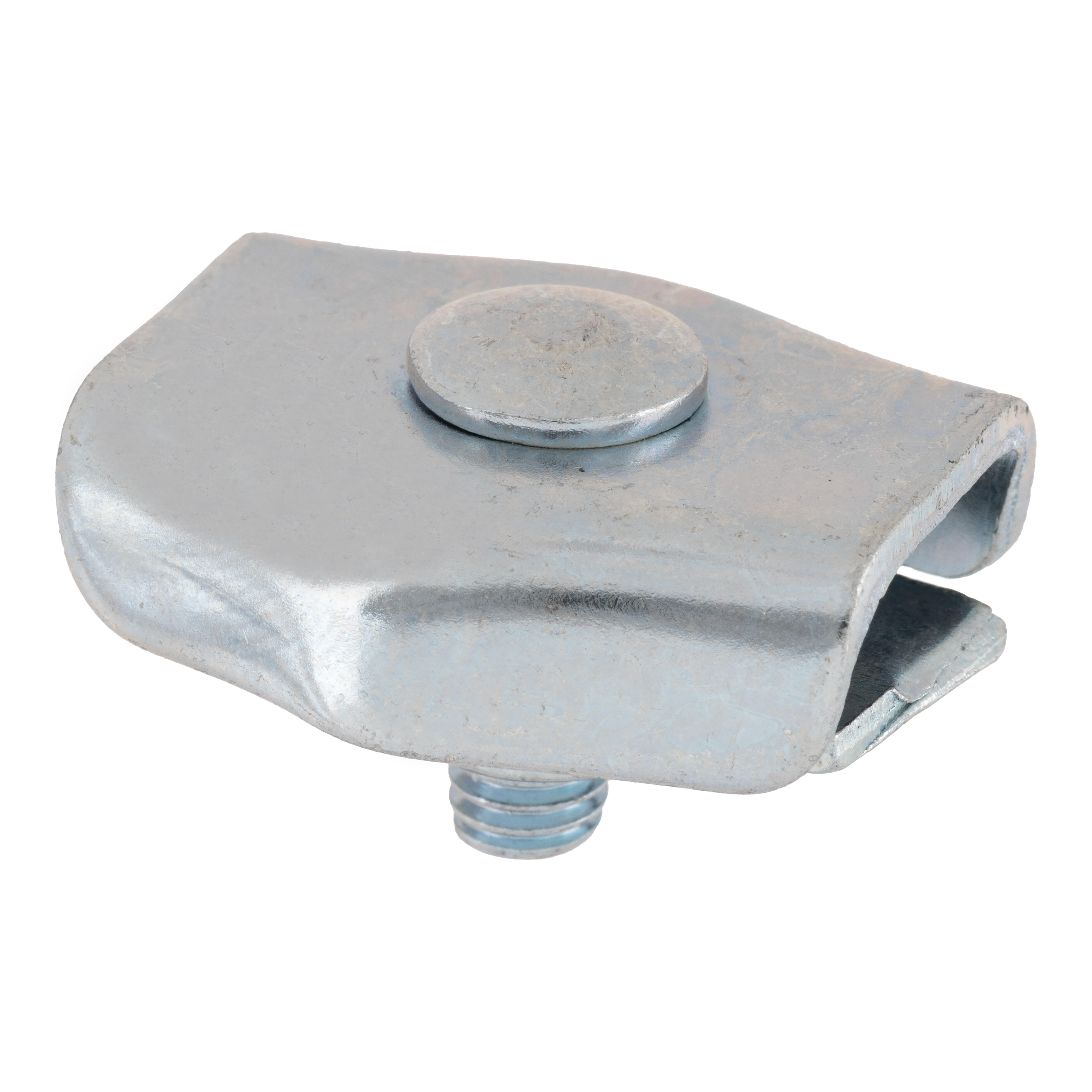 SUJETACABLE PLANOS SIMPLE GALVANIZADO 6 MM. 4 UDS - 2