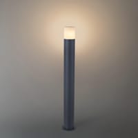 BALIZA DE EXTERIOR JARDIN NEGRO 28W VESPERA 80CM - 2