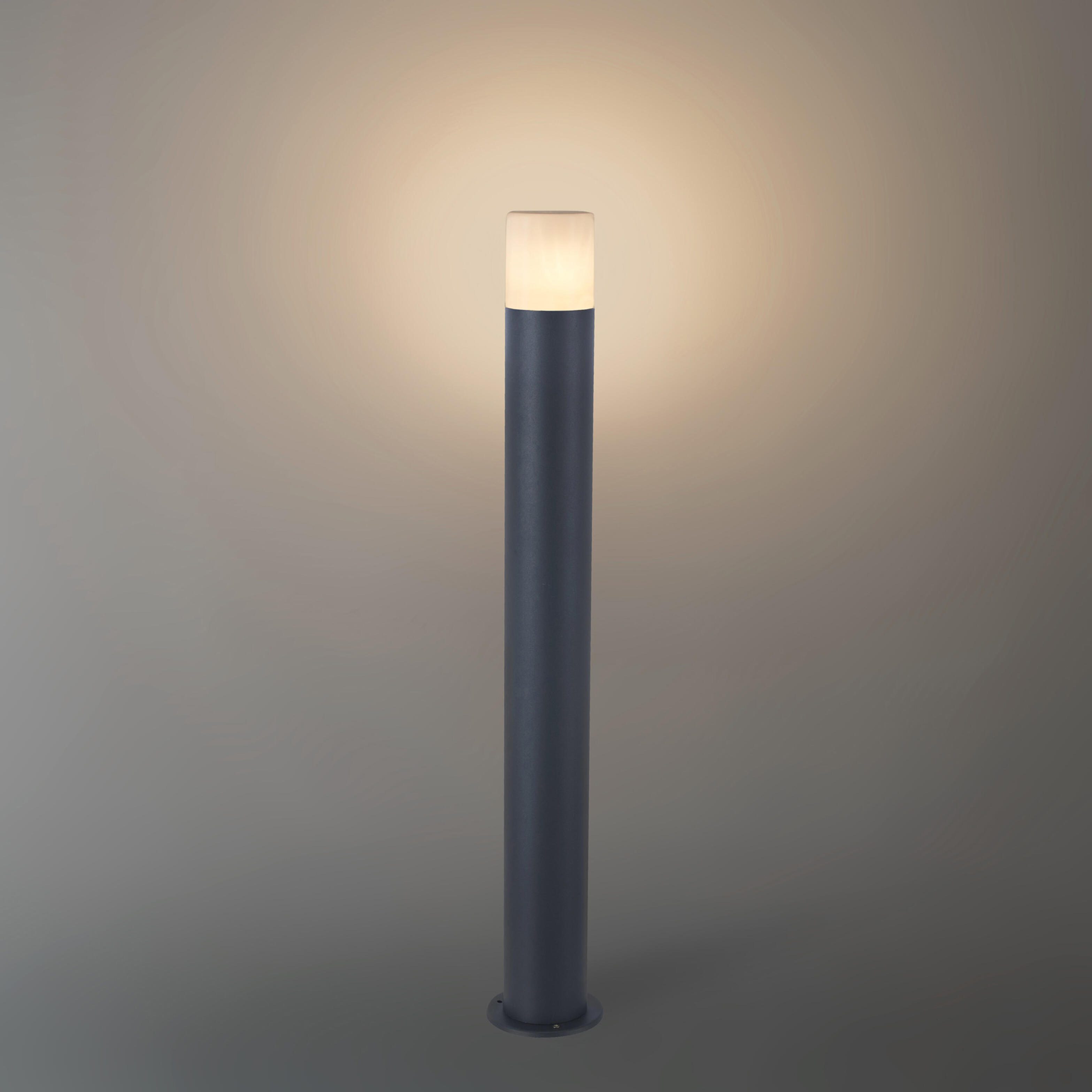 BALIZA DE EXTERIOR JARDIN NEGRO 28W VESPERA 80CM - 2