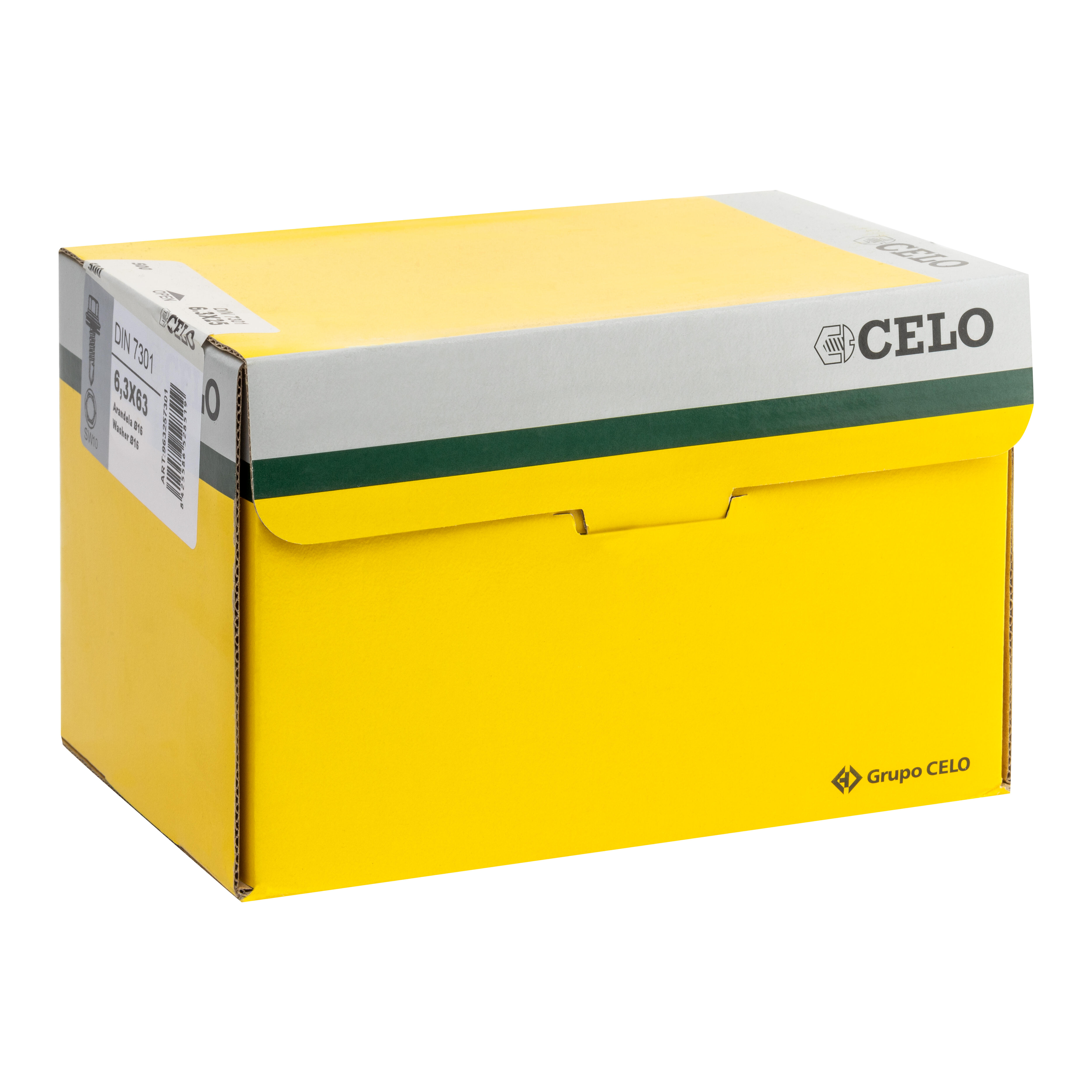 TORNILLOS ROSCA PARA METAL CINCADOS 6,3X63MM. 250UDS - 2