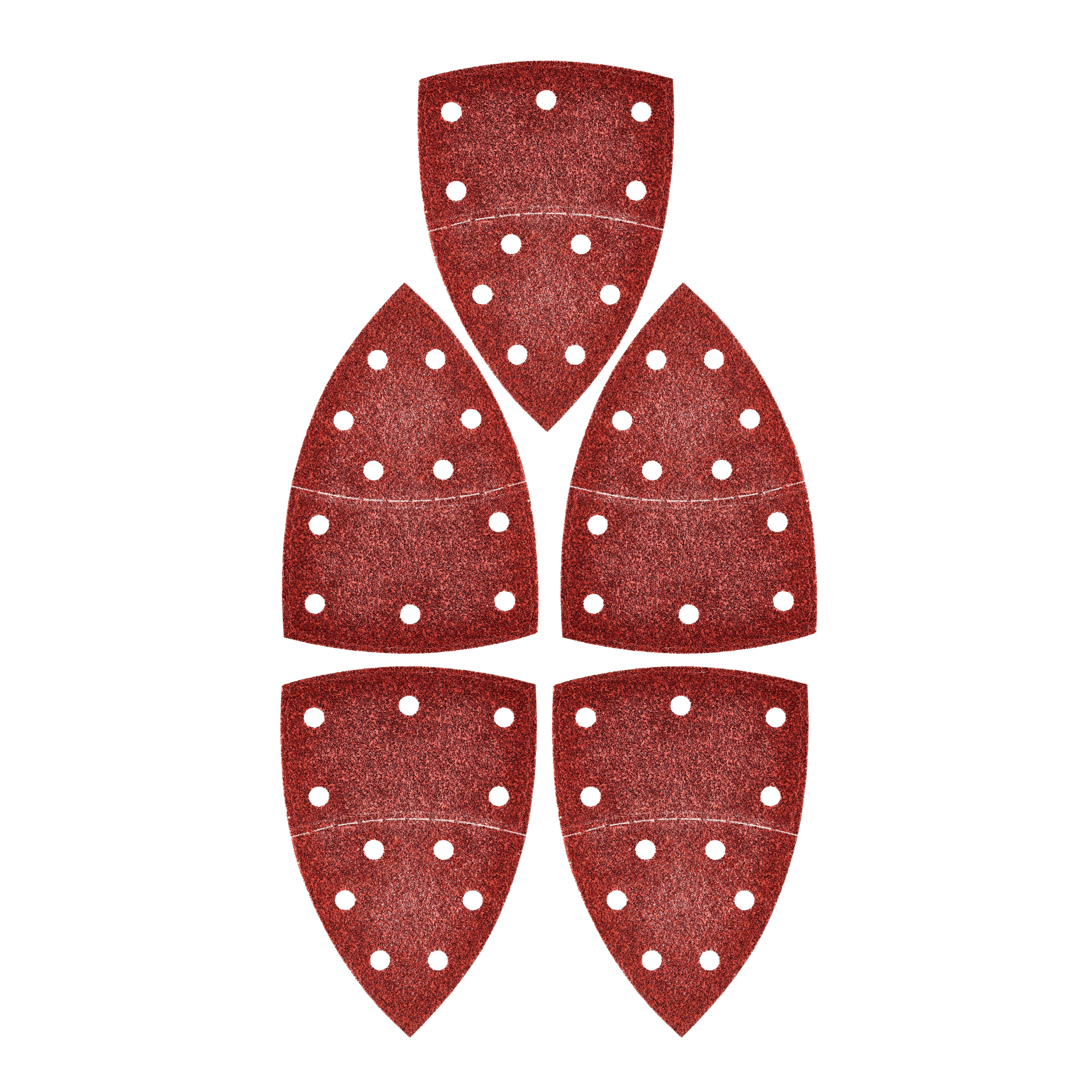 5 LIJAS DELTA 102X152MM VELCRO GRANO 120 - 2